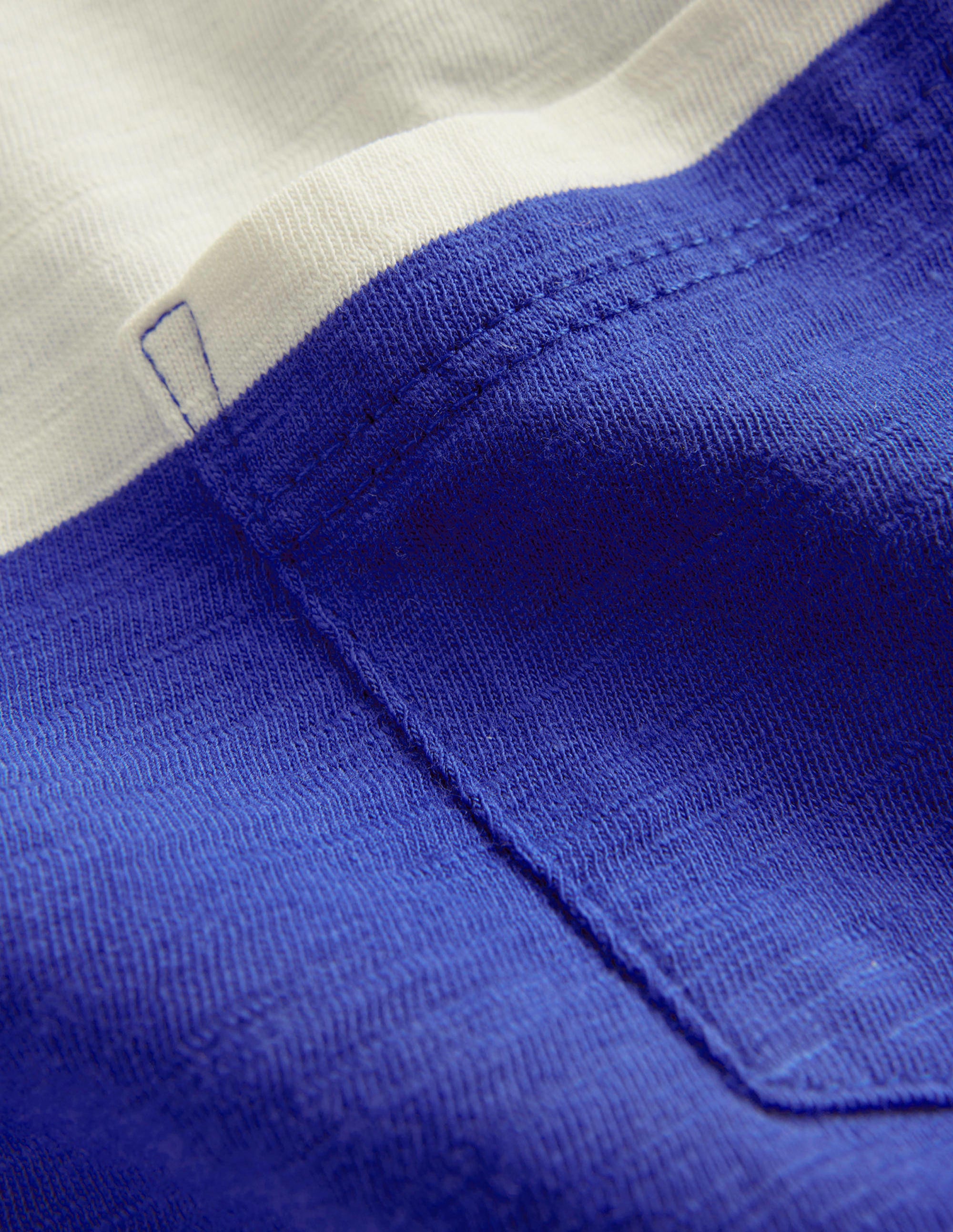 Washed Slub T-shirt-Wisteria Blue/Ivory - Image 3