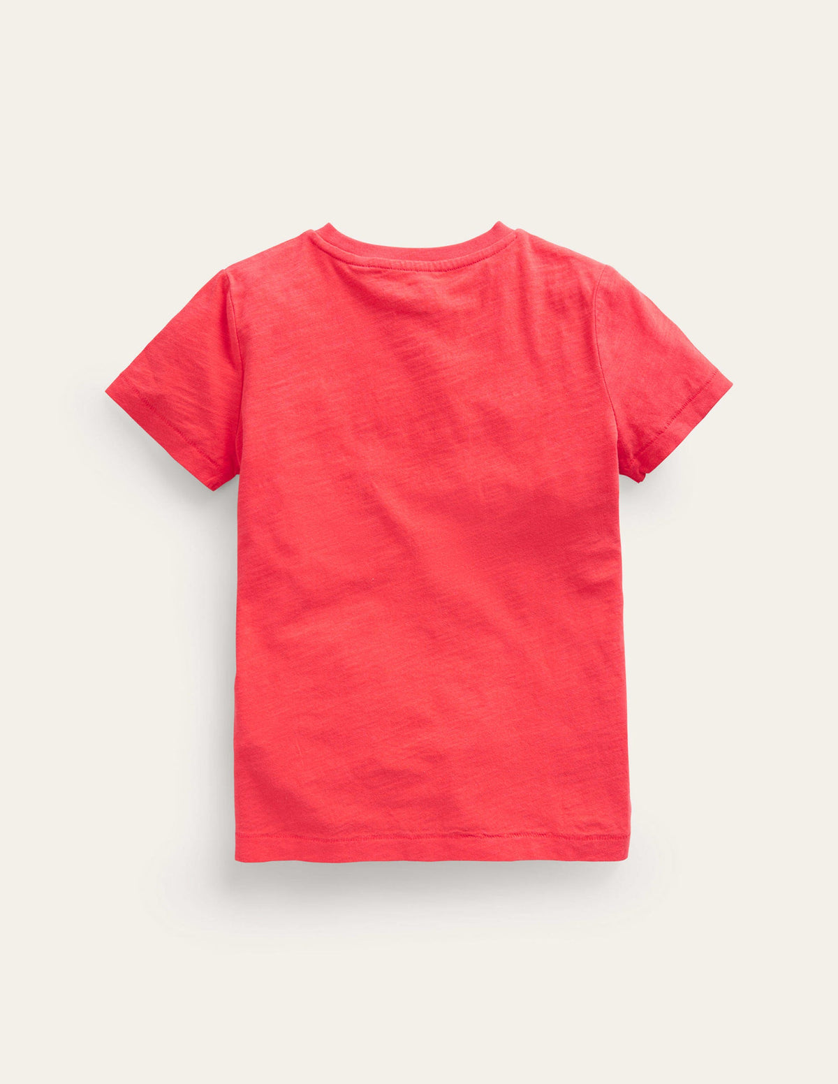 Washed Slub T-shirt-Jam Red-2