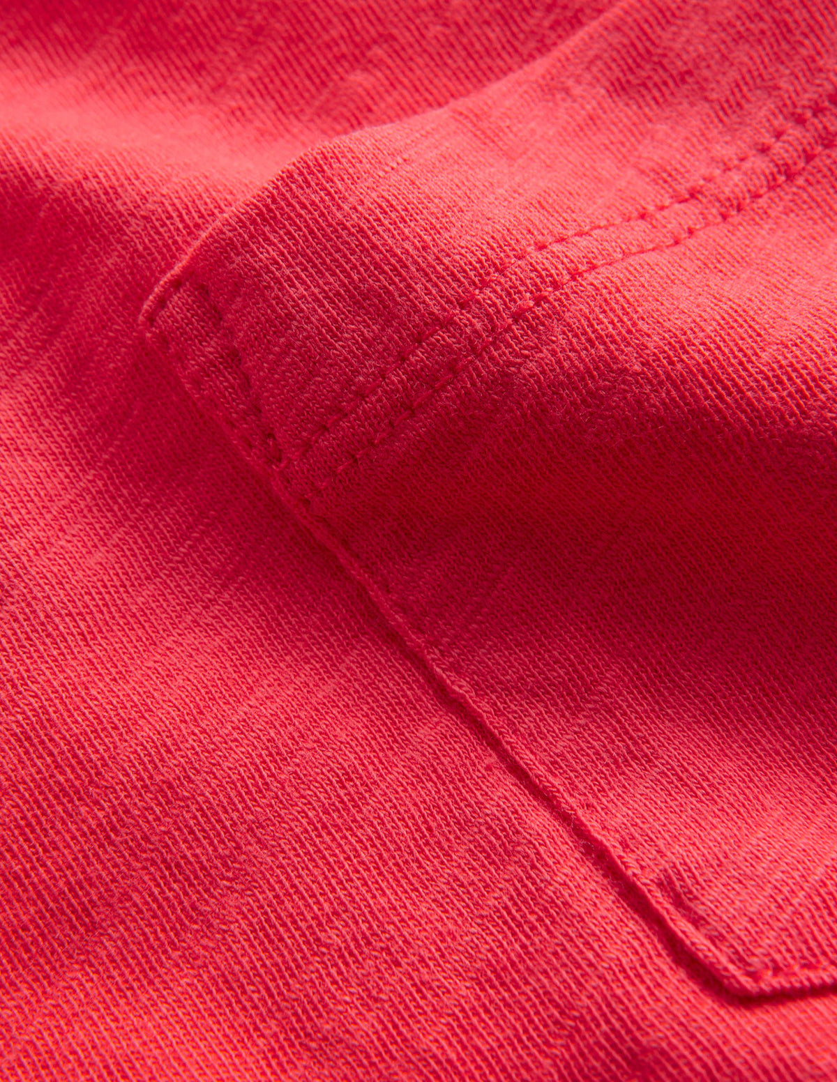 Washed Slub T-shirt-Jam Red-3