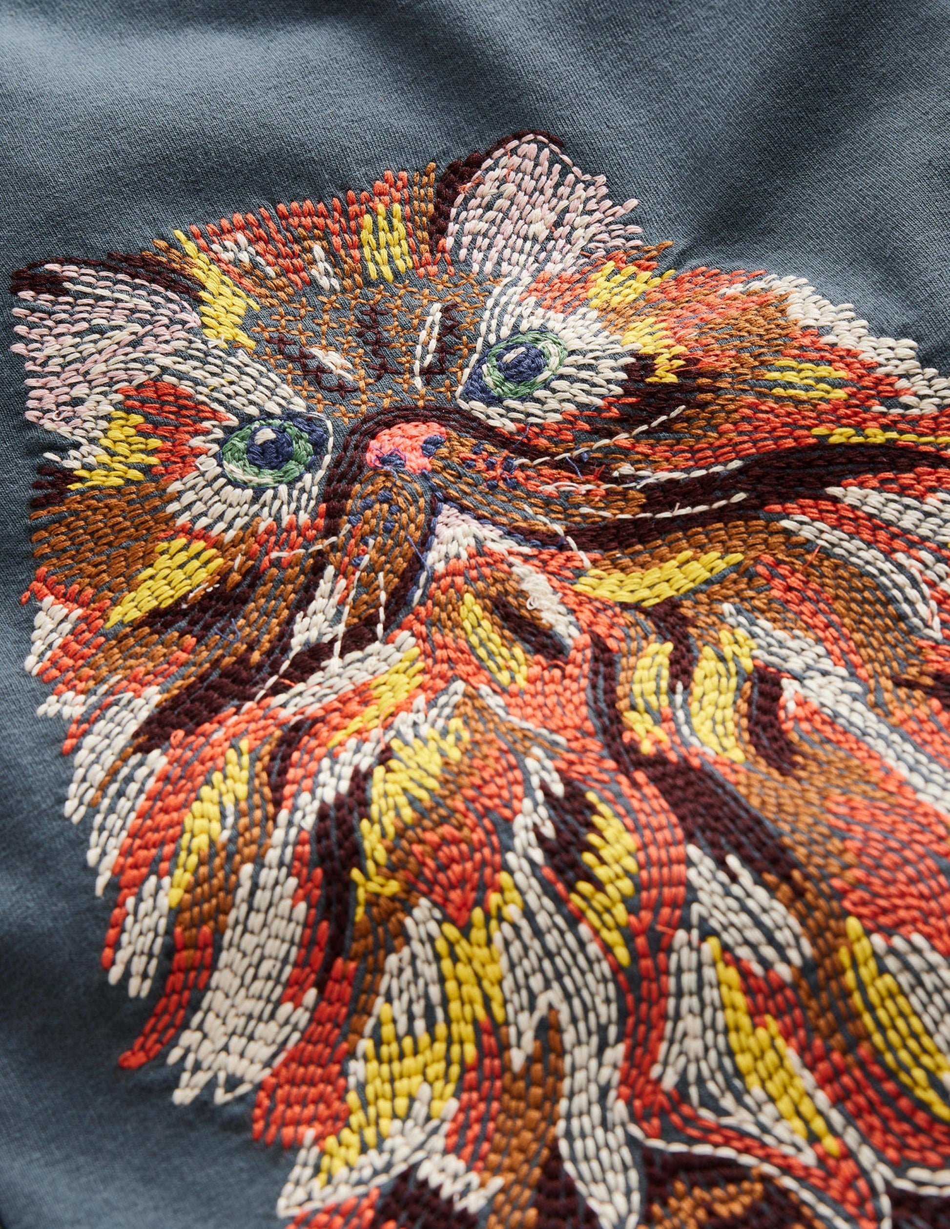 Superstitch T-shirt-Robot Blue Cat-3