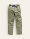Slim Pull-On Pants-Pottery Green