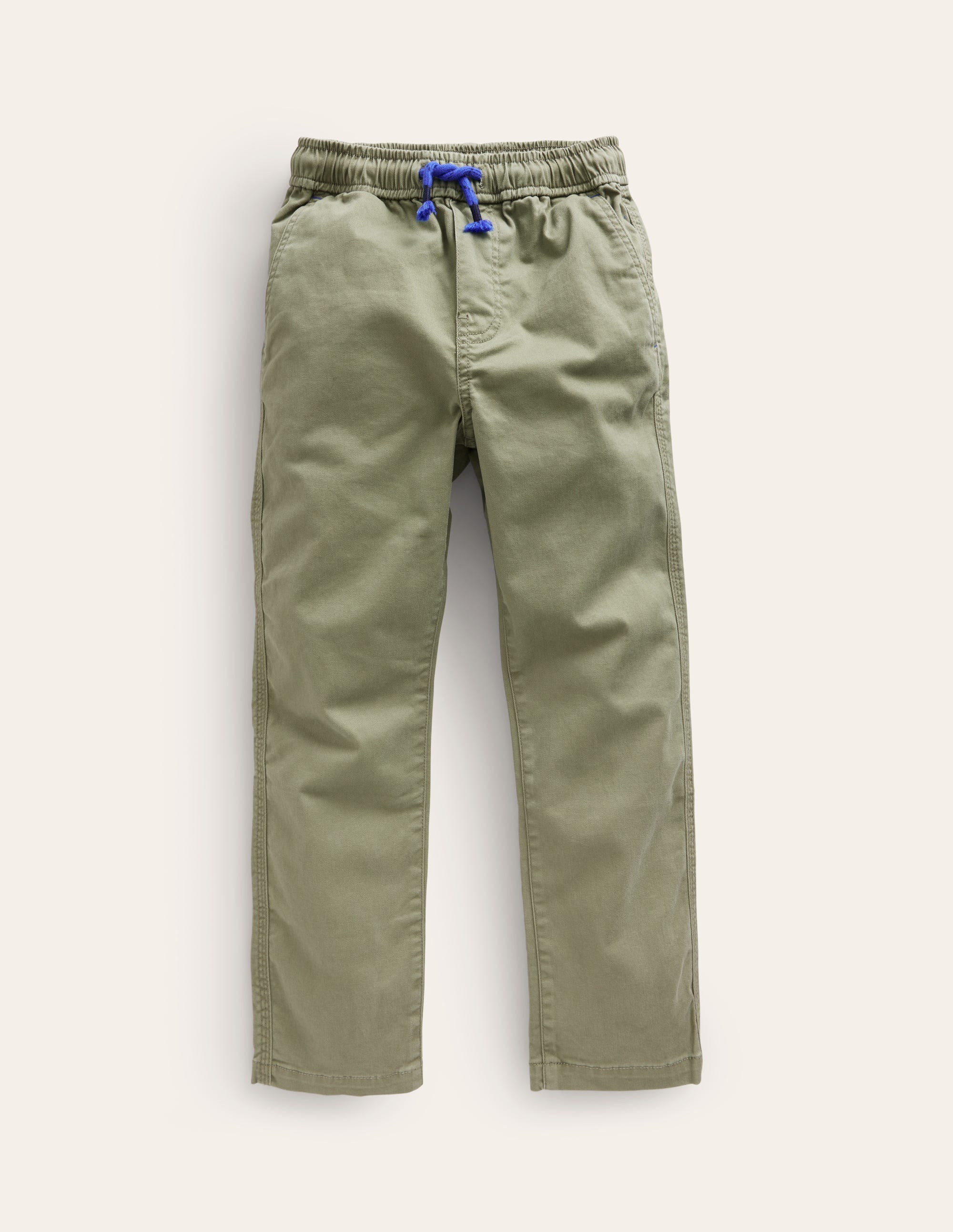 Slim Pull-On Pants-Pottery Green - Image 1