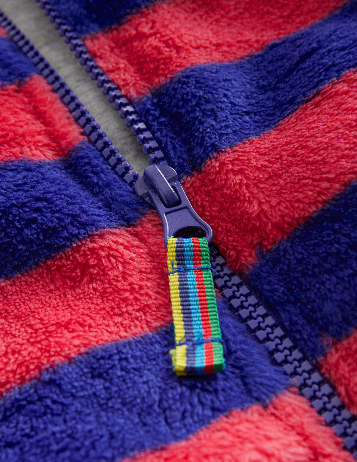 Cosy Fleece All-In-One-Jam/Sapphire Blue - Image 3