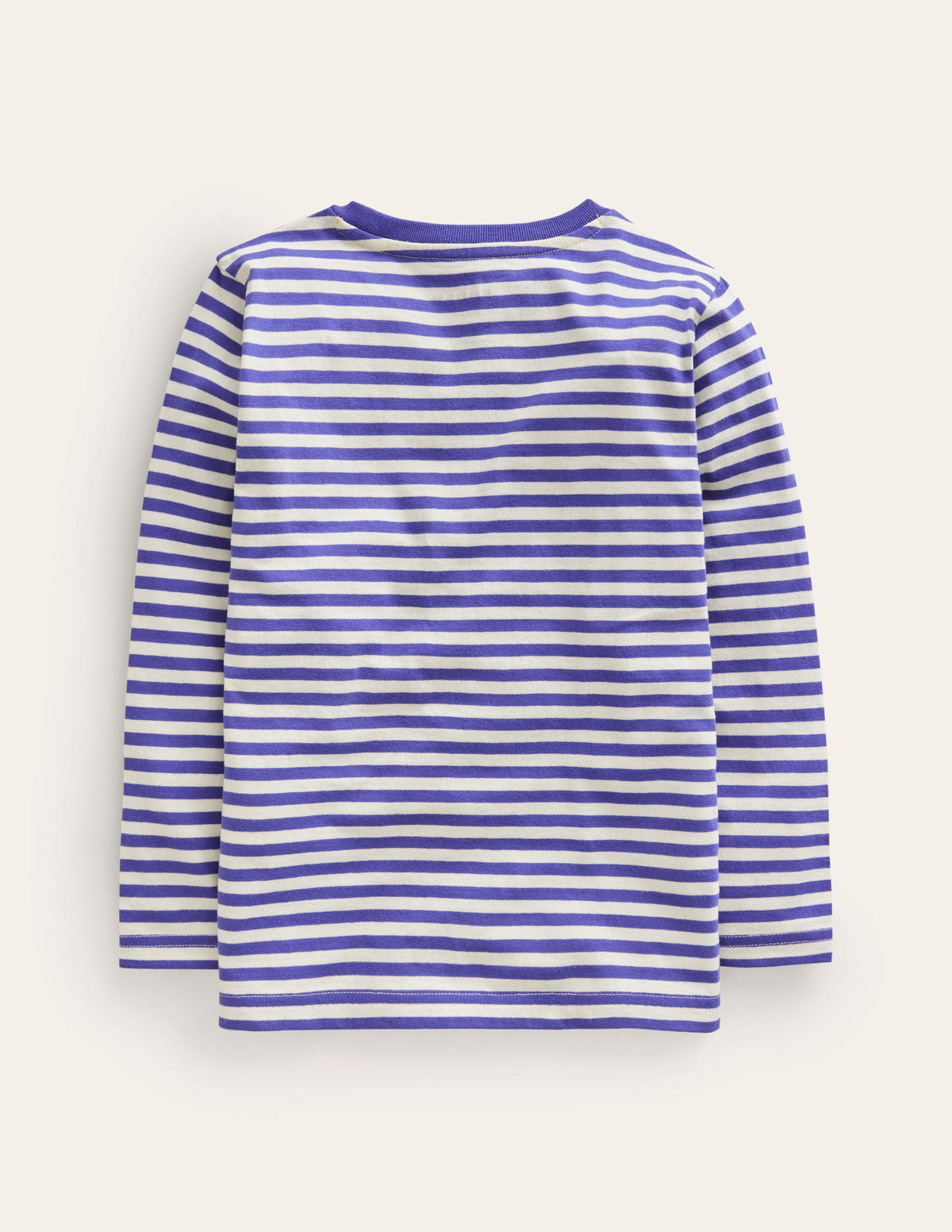 Long Sleeve Stitch T-shirt-Soft Starboard/Ivory Chick-2
