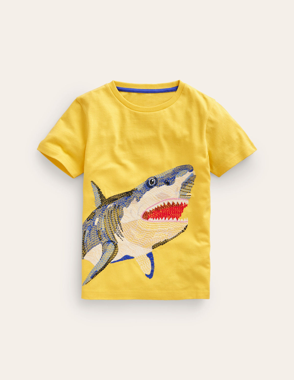 Superstitch Animal T-shirt-Gooseberry Yellow Shark - Image 1