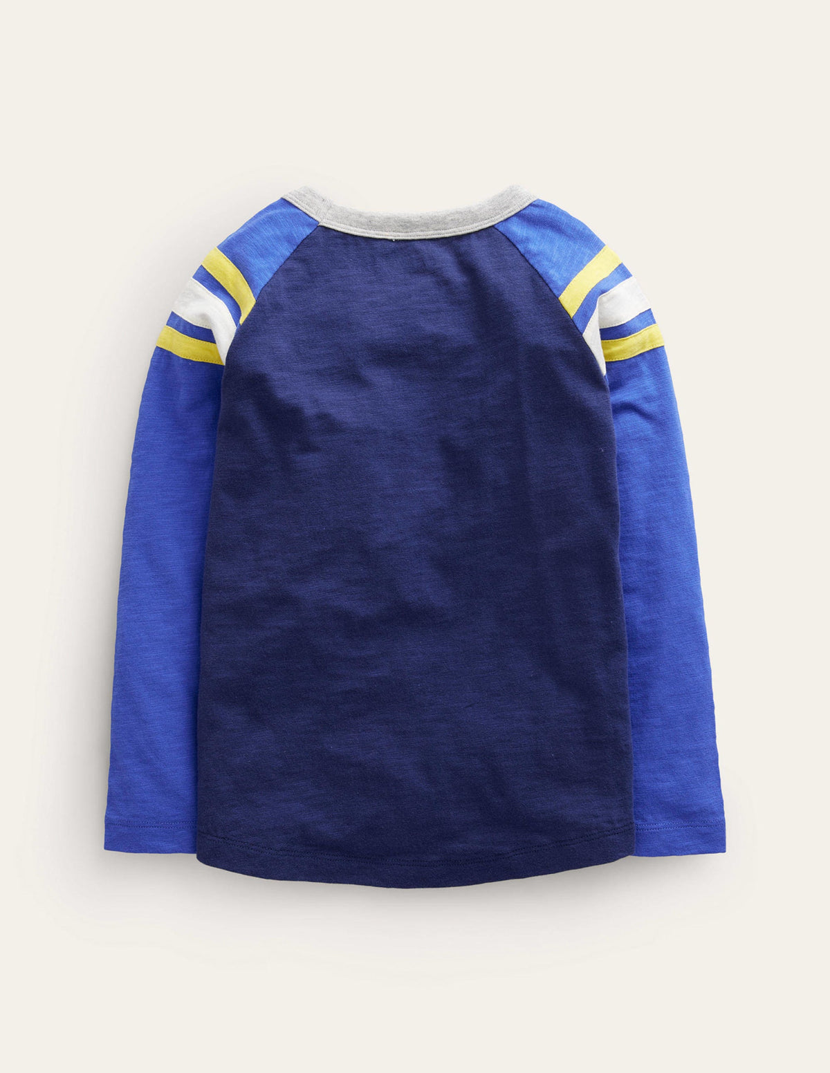 Long Sleeve Raglan T-shirt-College Navy/Dazzling Blue - Image 2