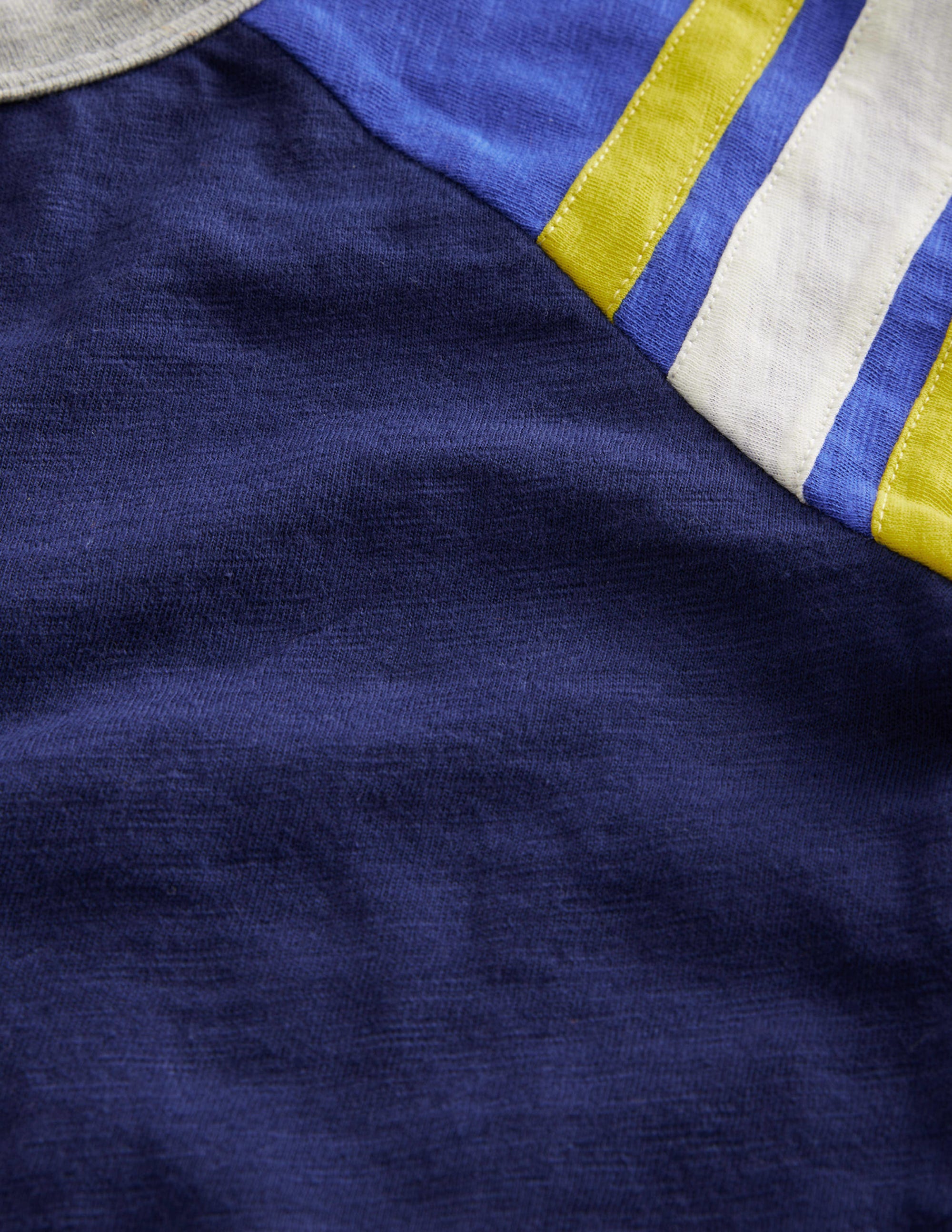 Long Sleeve Raglan T-shirt-College Navy/Dazzling Blue - Image 3