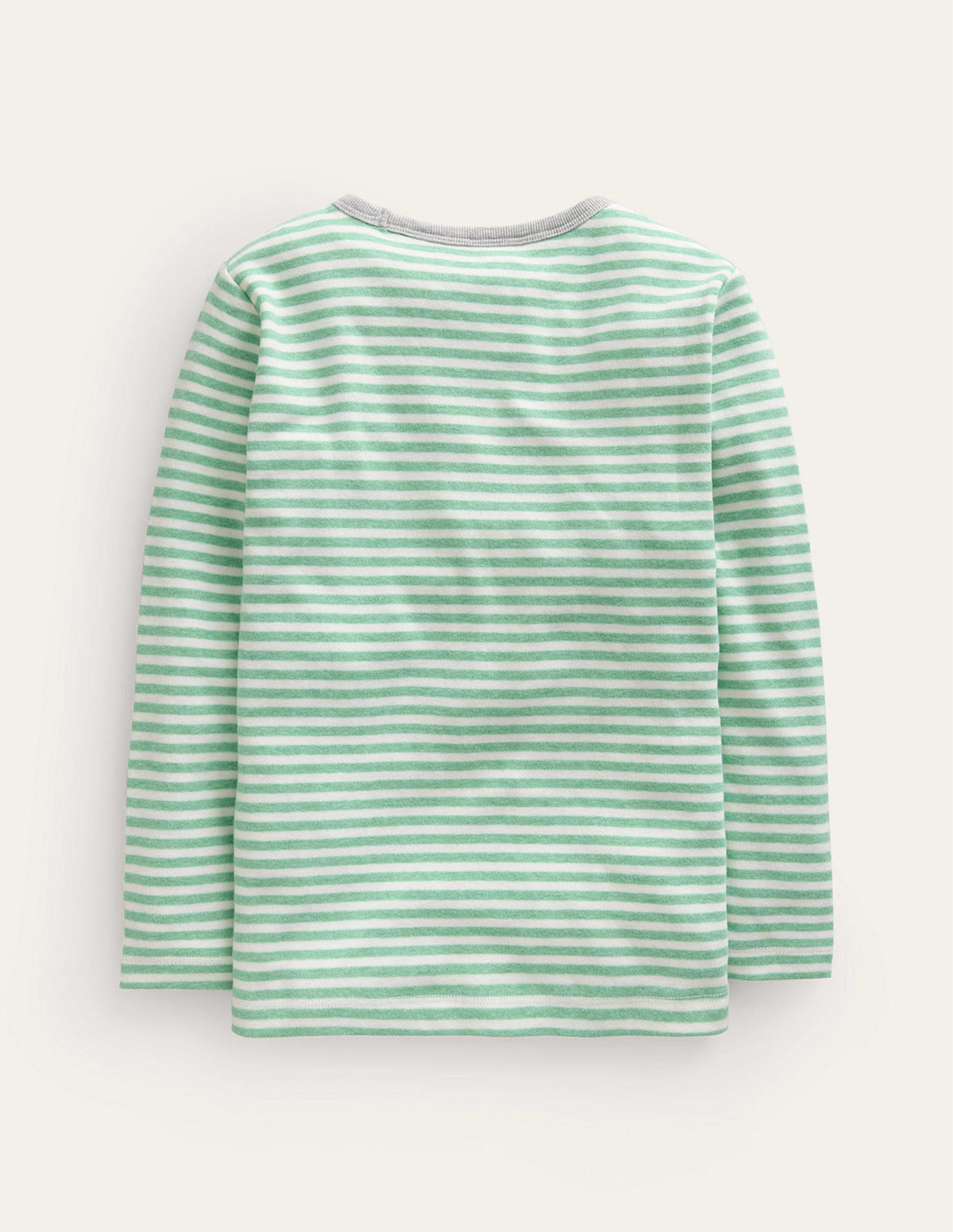 Cosy Brushed Top-Pea Green/Ivory - Image 2