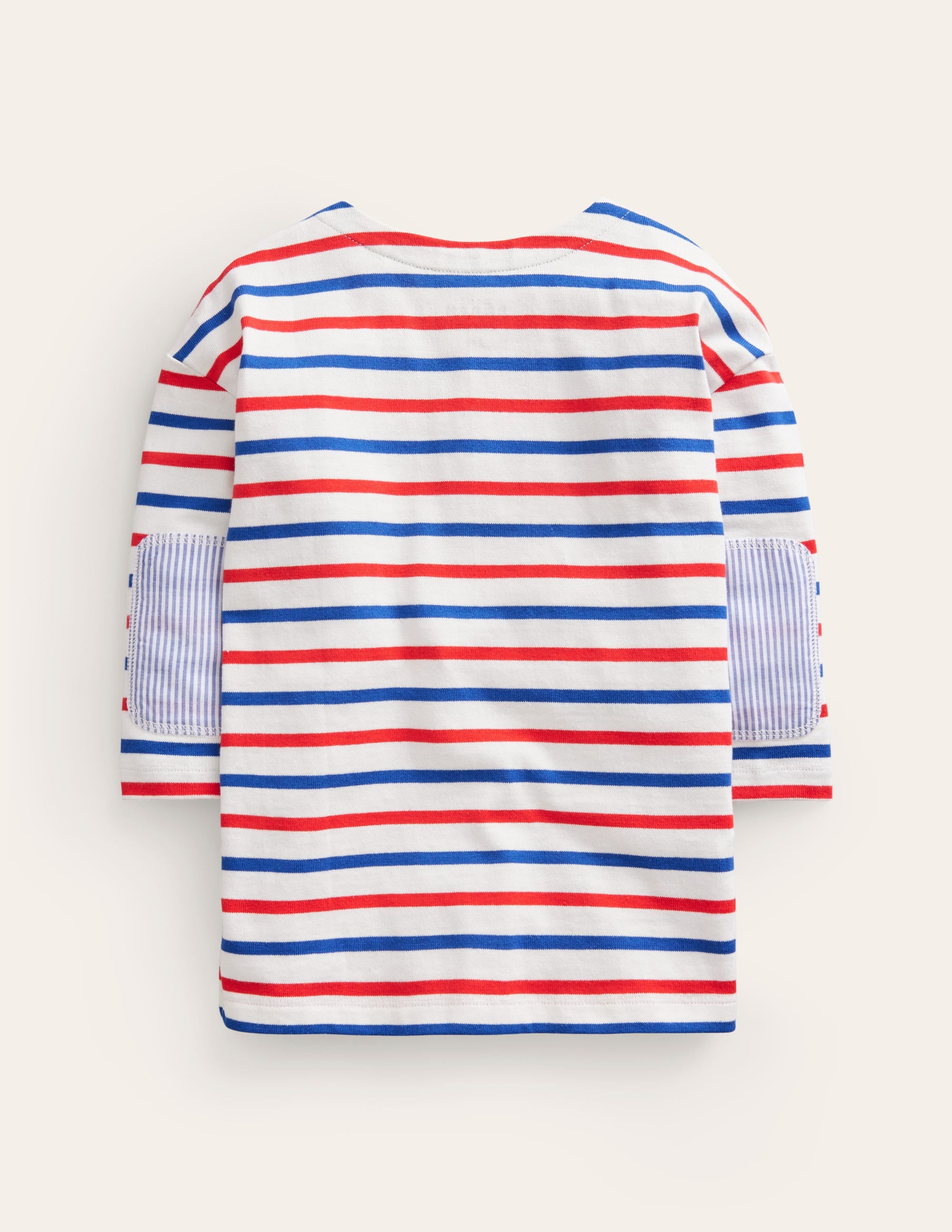 Mariner T-shirt-Sapphire Blue/ Poppy Red - Image 2