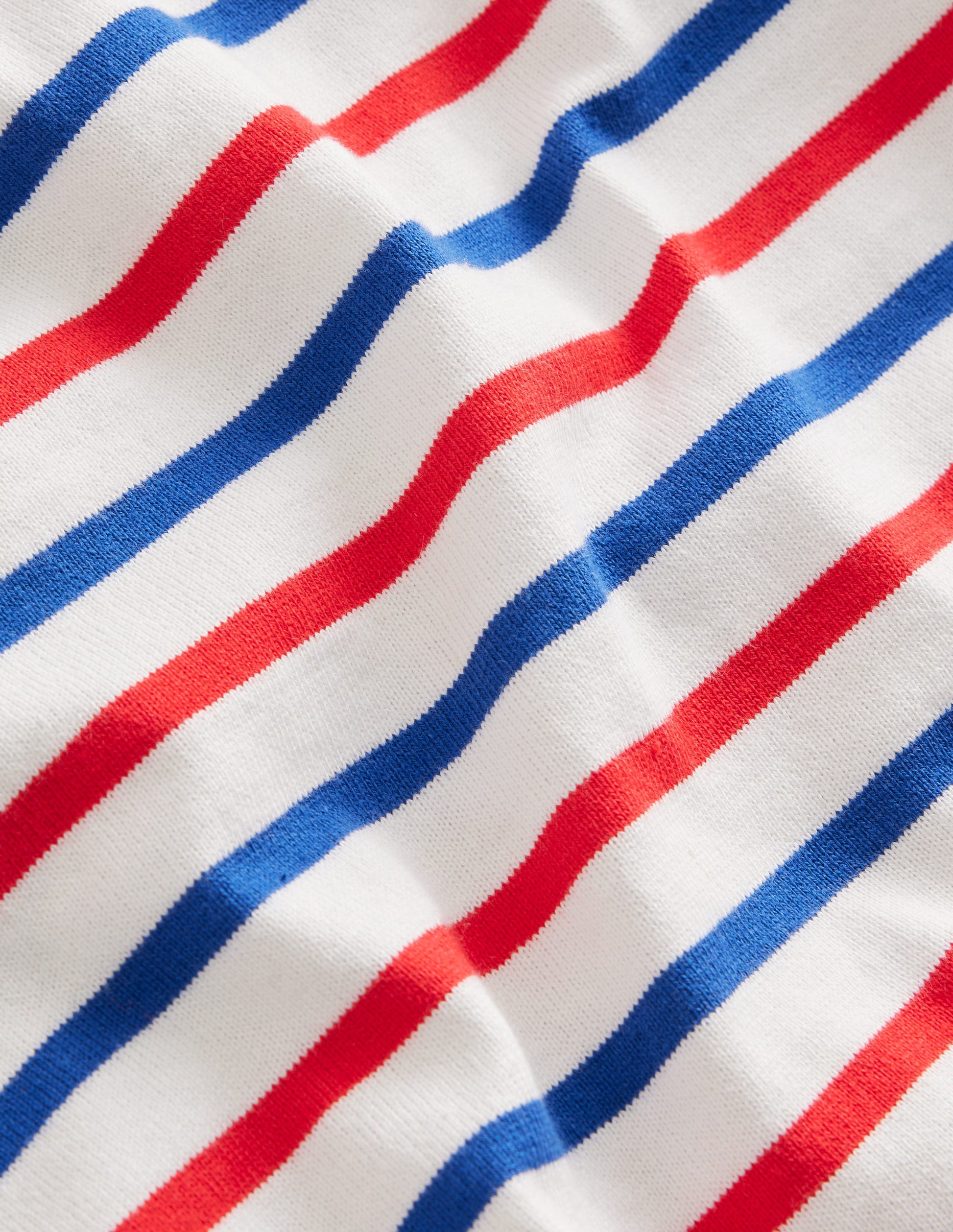 Mariner T-shirt-Sapphire Blue/ Poppy Red-3