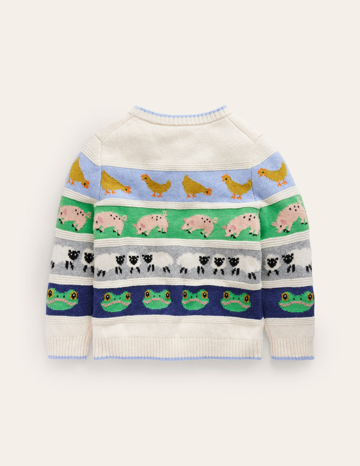 All Over Fair Isle Jumper-Easter Farm Animals - Image 2