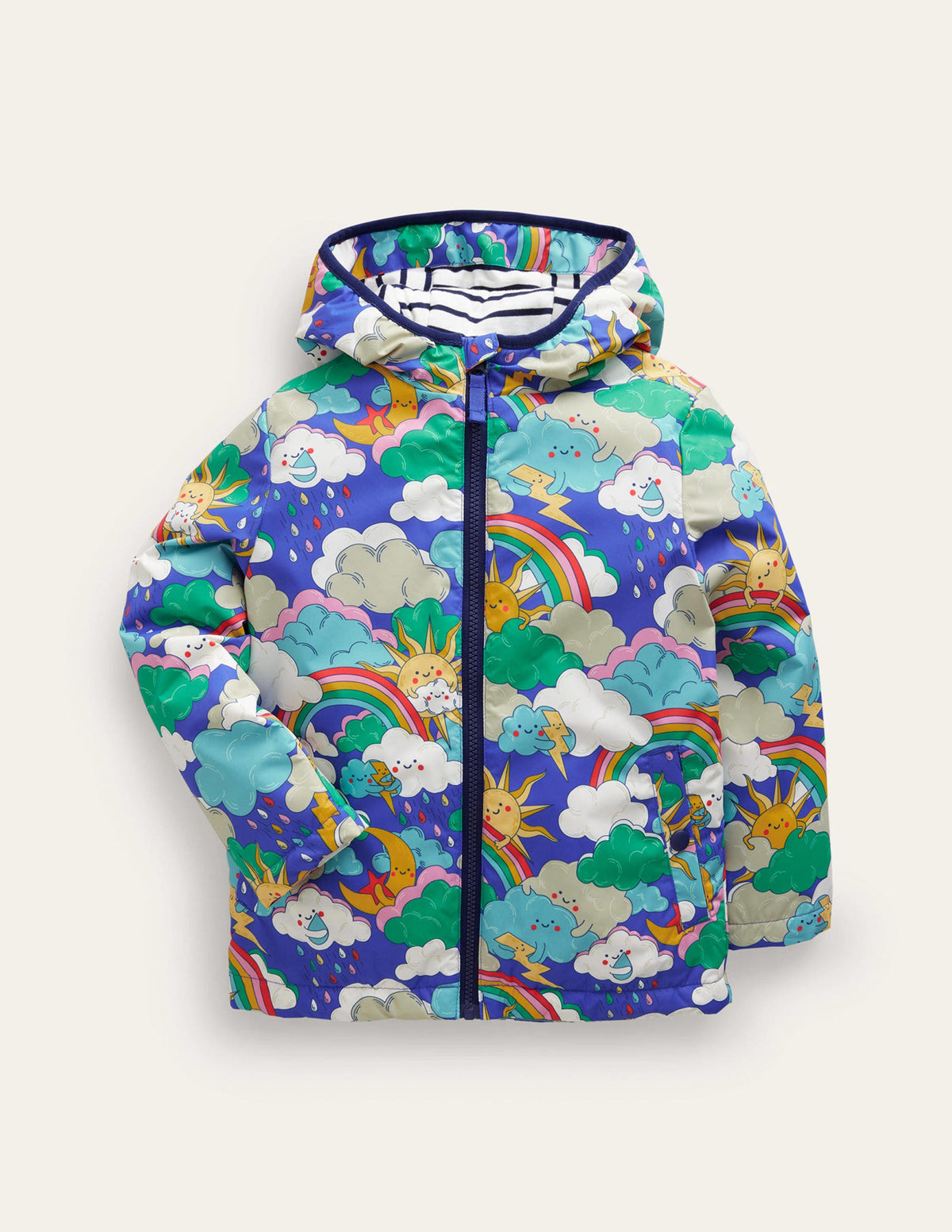 Jersey Lined Anorak-Blue Heron Mega Weather - Image 1