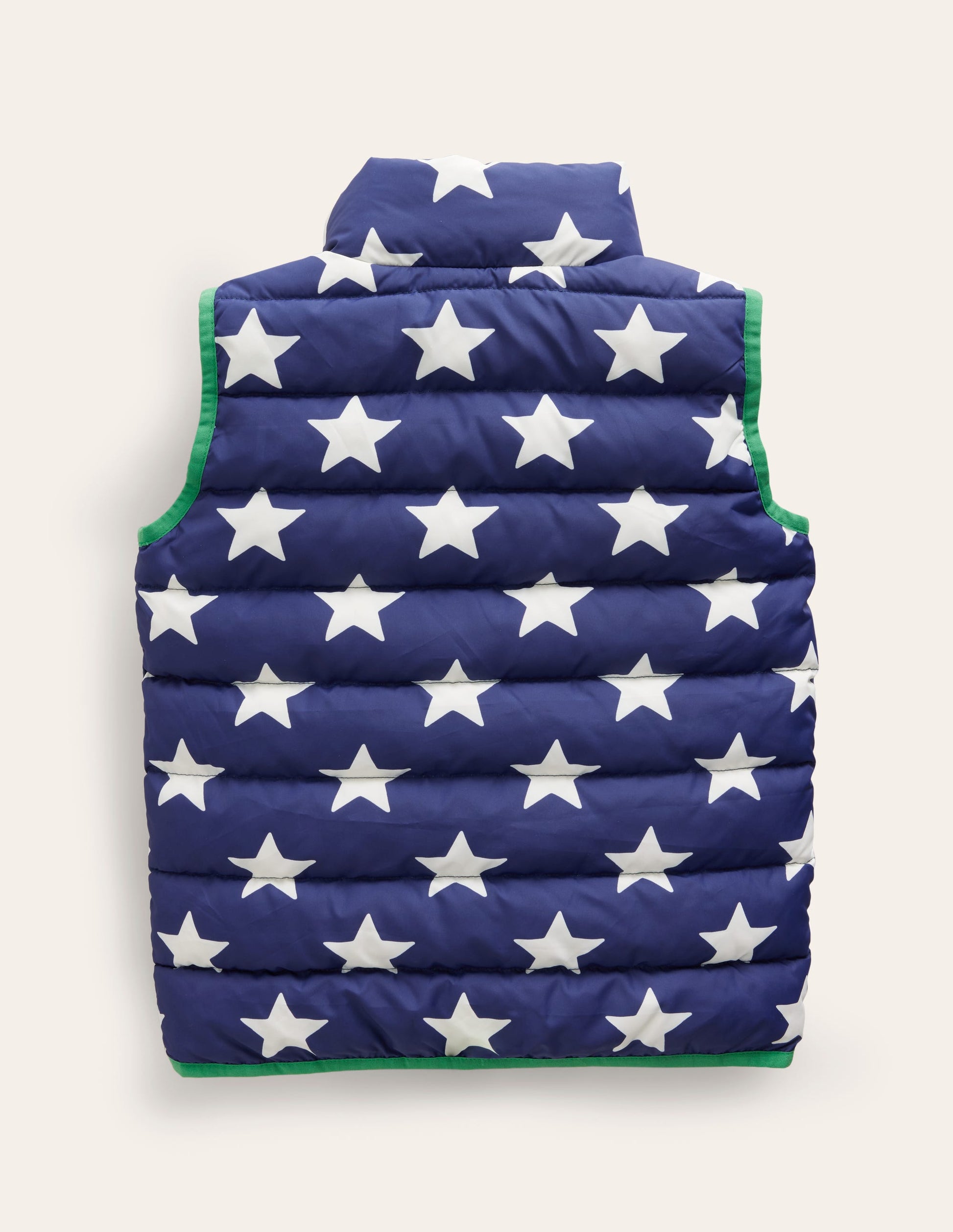 Padded Vest-College Navy Star-2