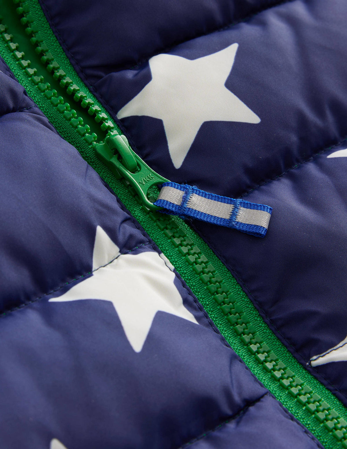 Padded Vest-College Navy Star-3