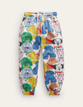 Printed Cosy Sweatpants-Multi Dogs
