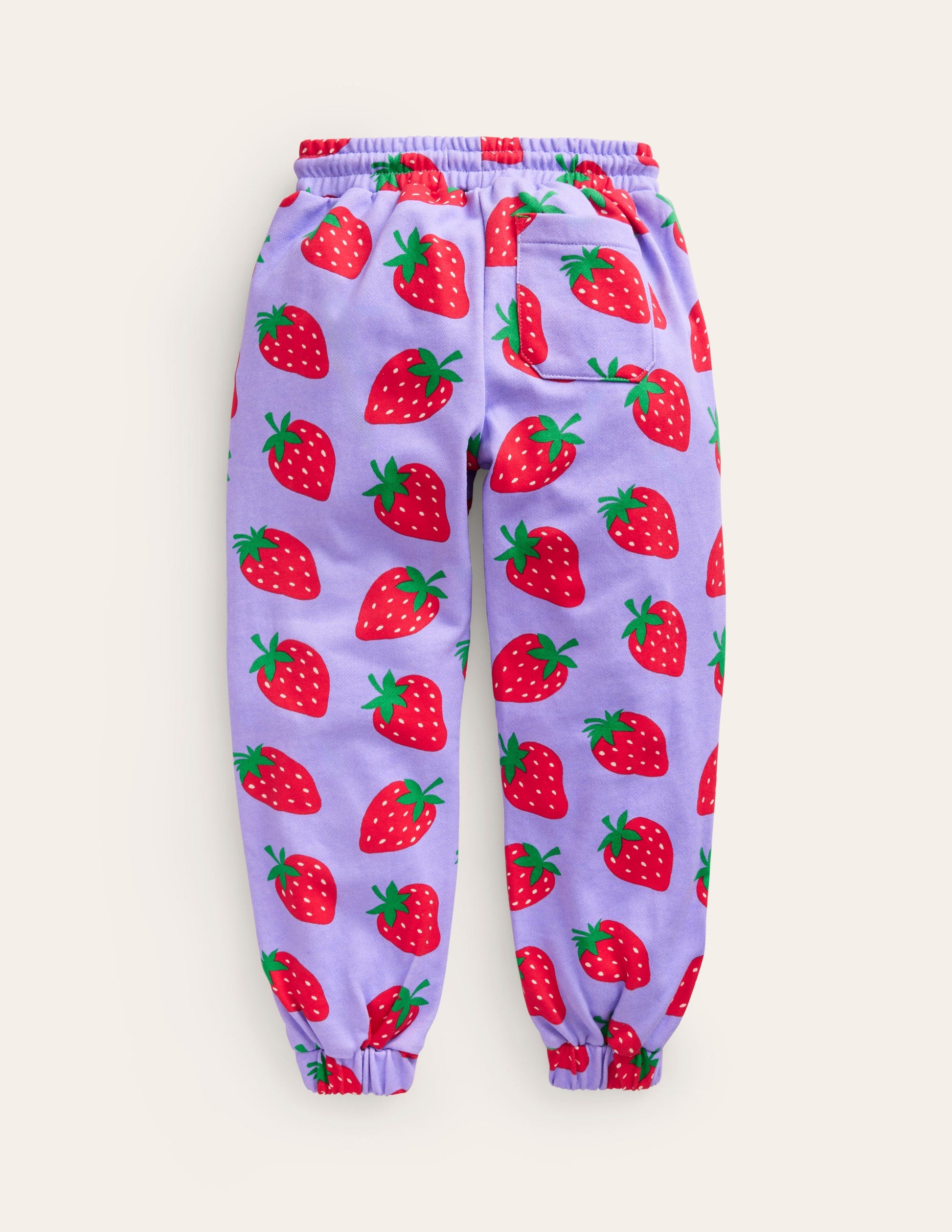 Printed Cosy Sweatpants-Parma Violet Strawberries-2