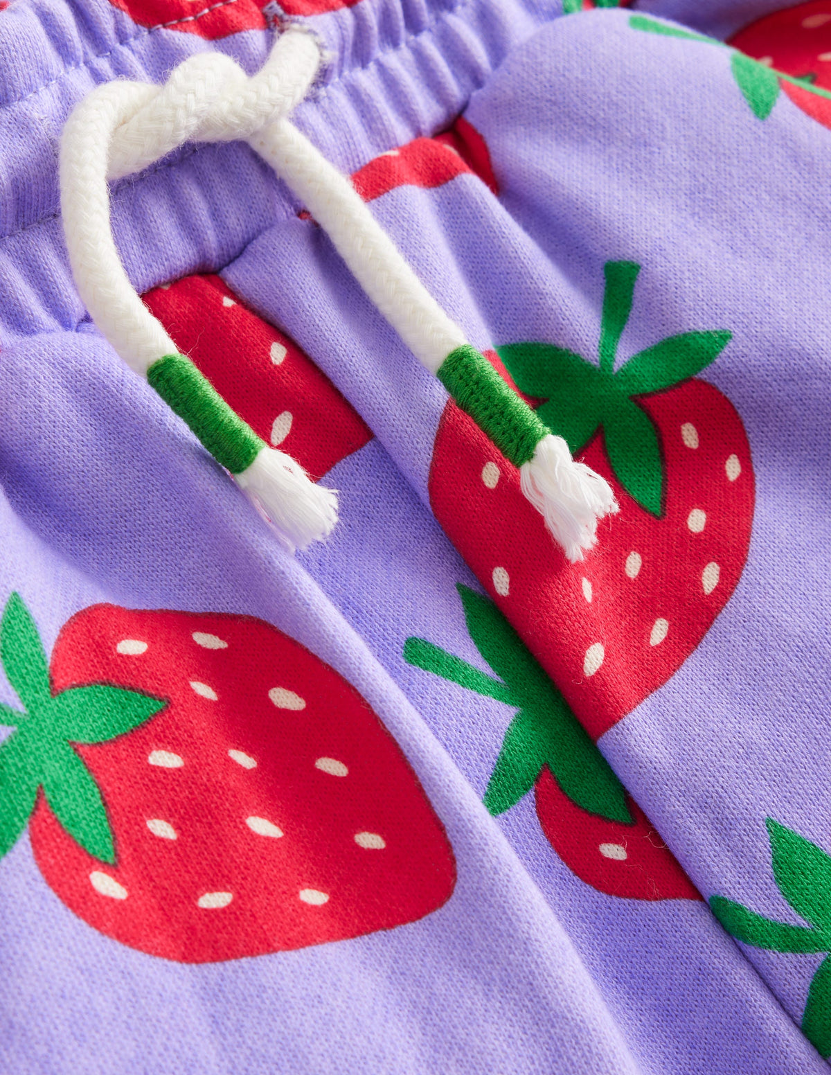 Printed Cosy Sweatpants-Parma Violet Strawberries - Image 3
