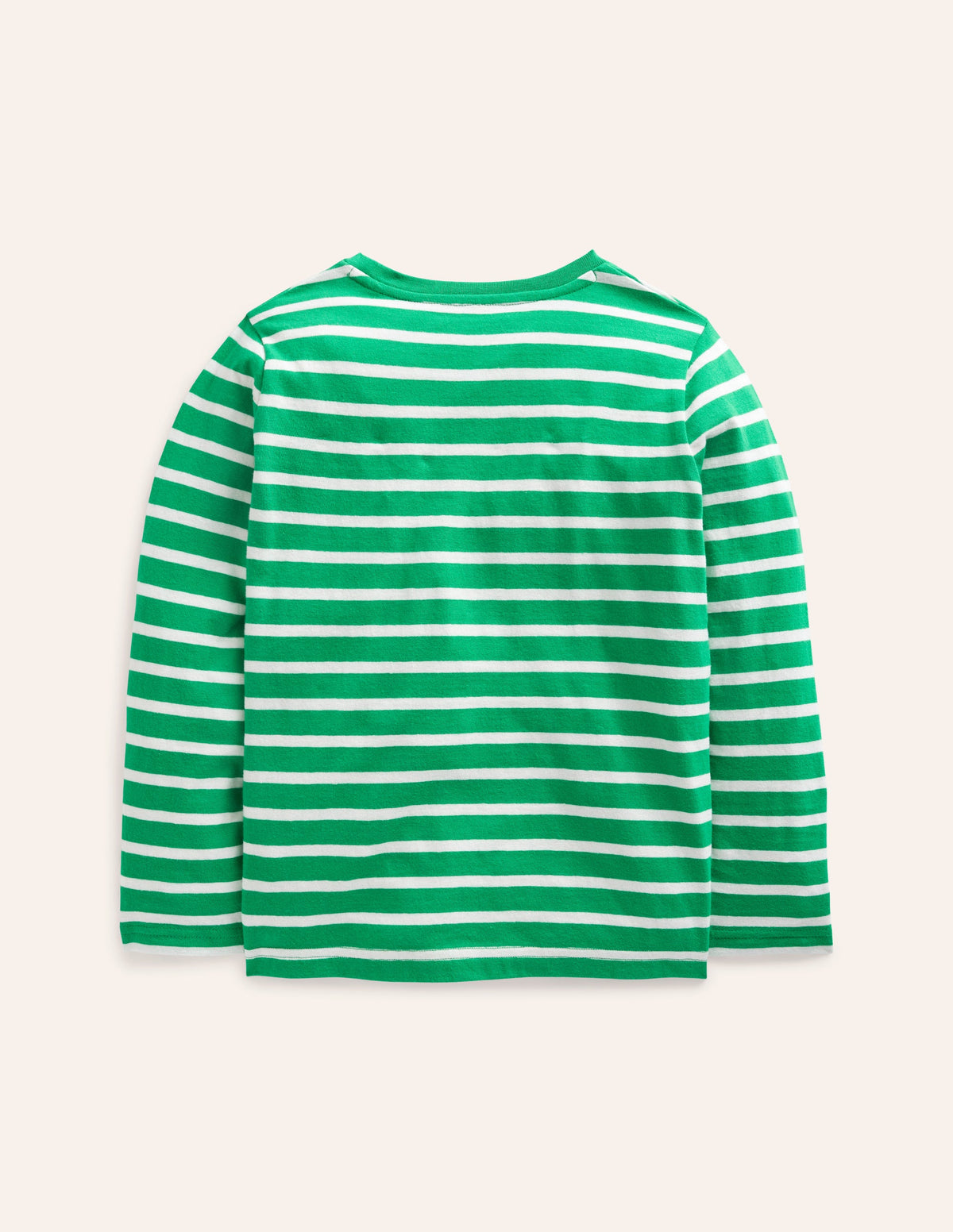 Everyday Breton T-Shirt-Highland Green/Grey Marl - Image 2