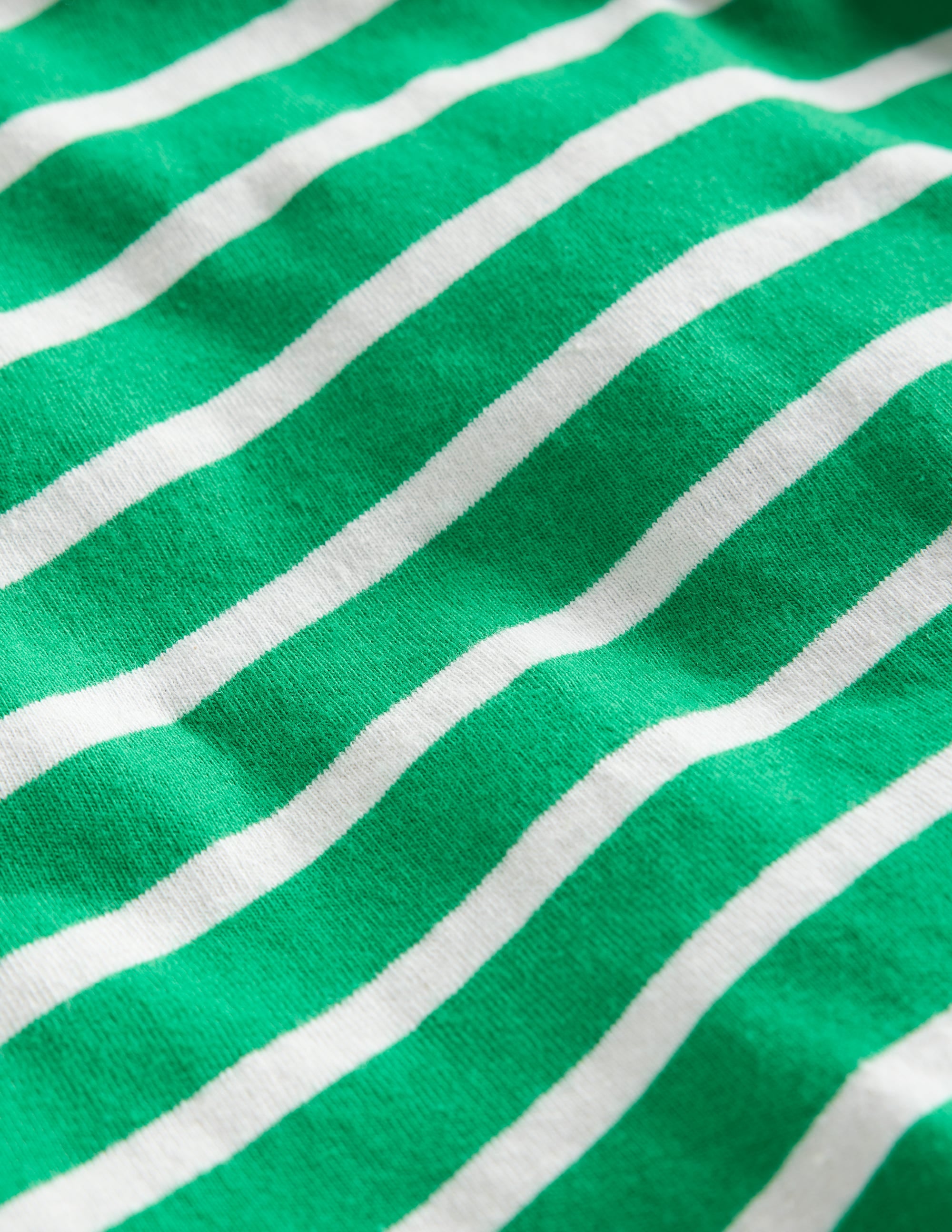 Everyday Breton T-Shirt-Highland Green/Grey Marl - Image 3