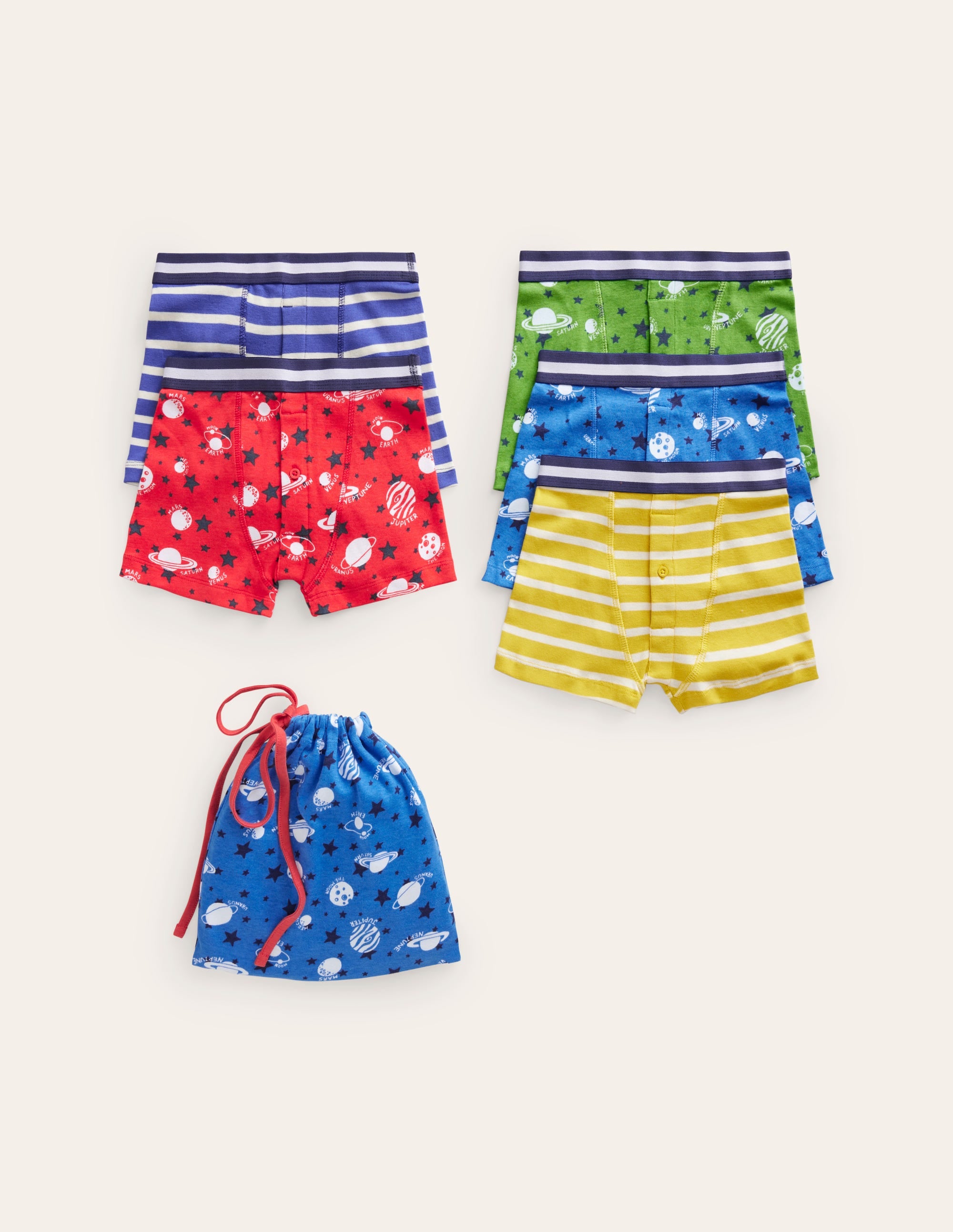 Boxers 5 Pack-Multi Space - Image 1