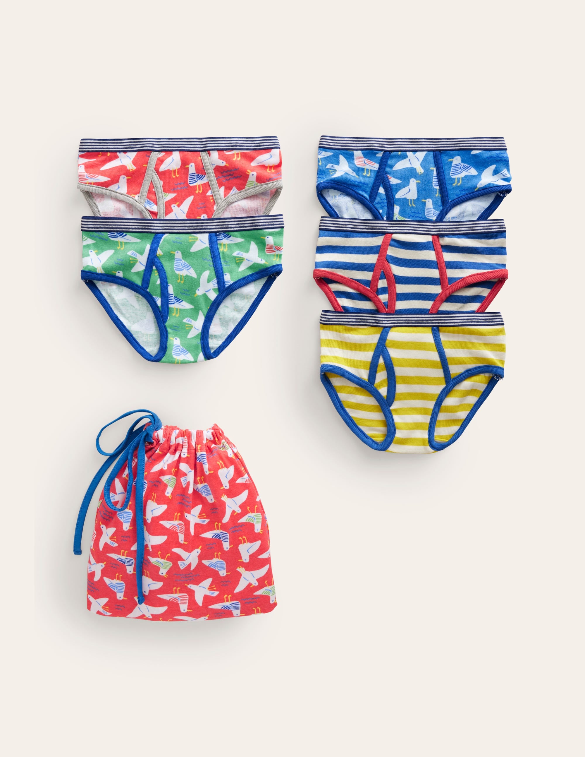 Underwear 5 Pack-Multi Seagulls - Image 1