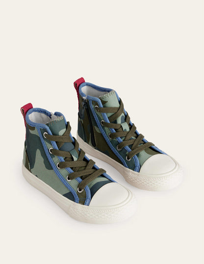 Canvas High Tops-Camo-2