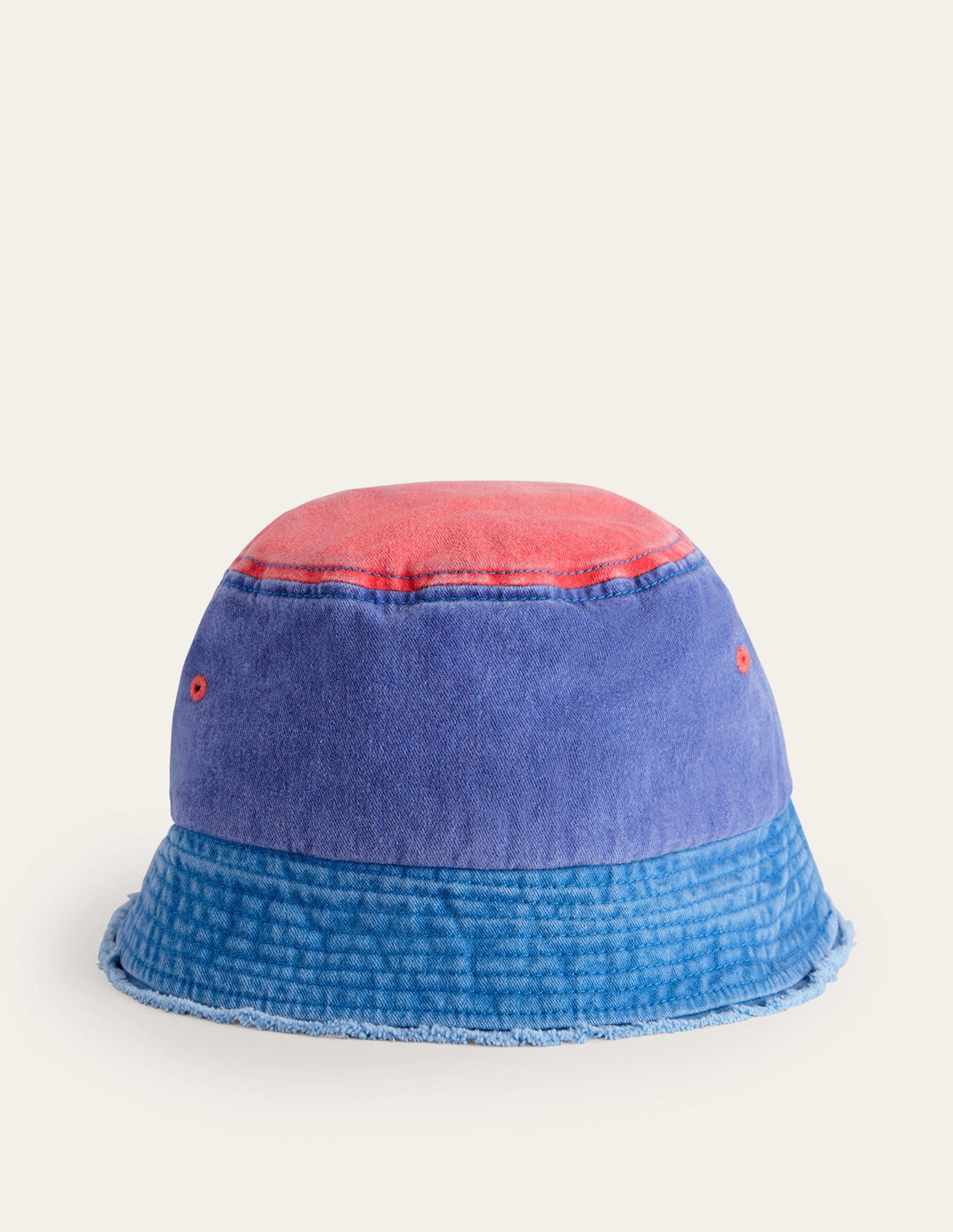 Bucket Hat-Sapphire Blue Colourblock-1