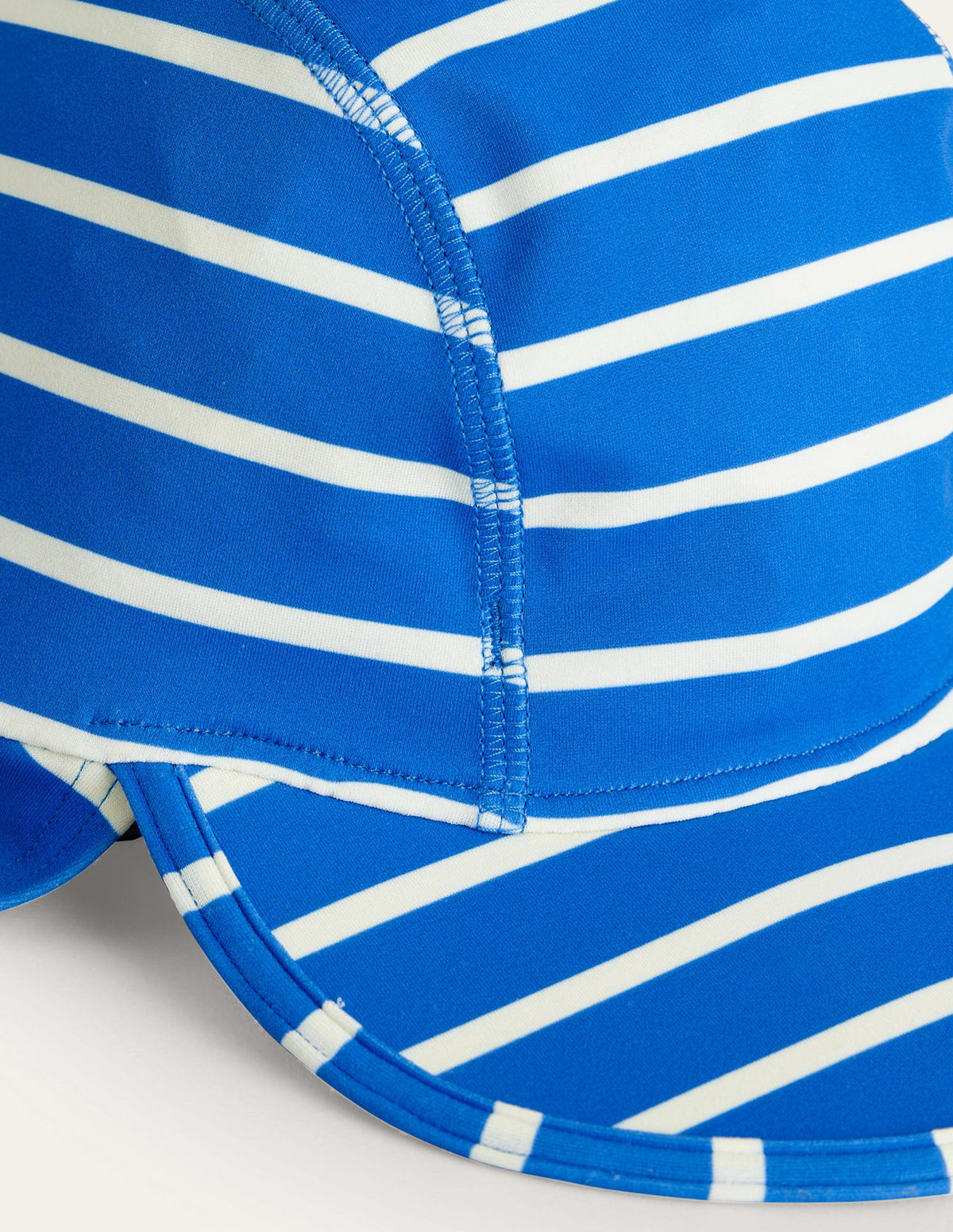Sun Safe Swim Hat-Blue Stripe - Image 2