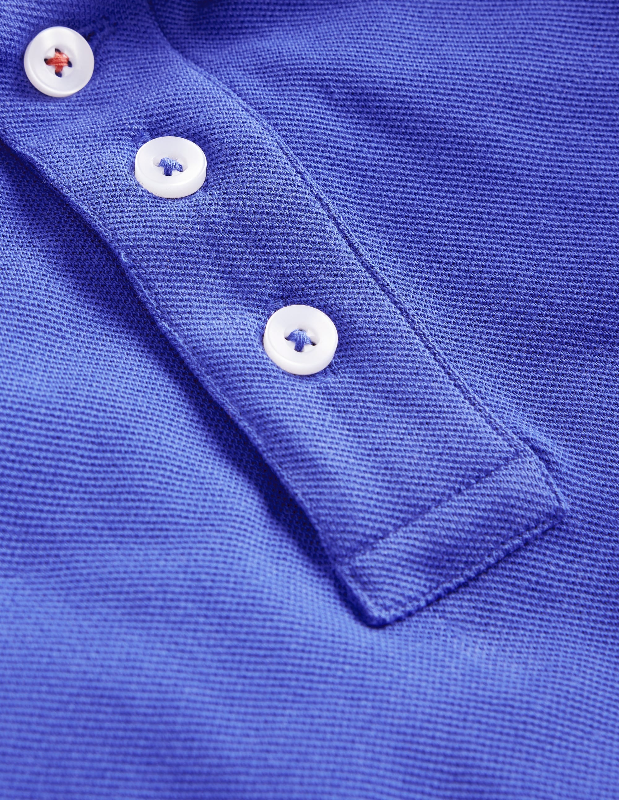 Piqué Polo Shirt-Blue Heron - Image 3