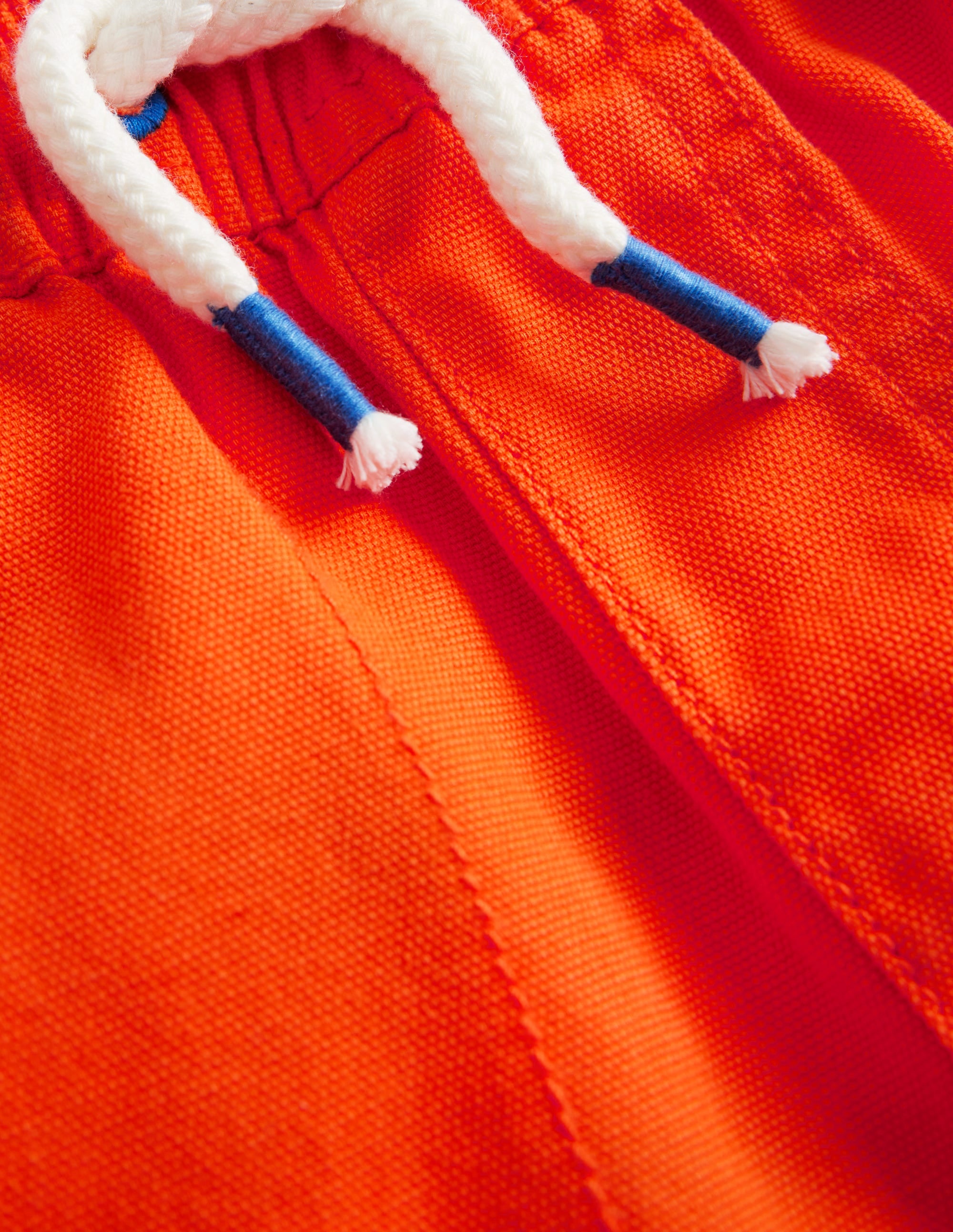 Pull-on Drawstring Shorts-Firecracker Orange - Image 3