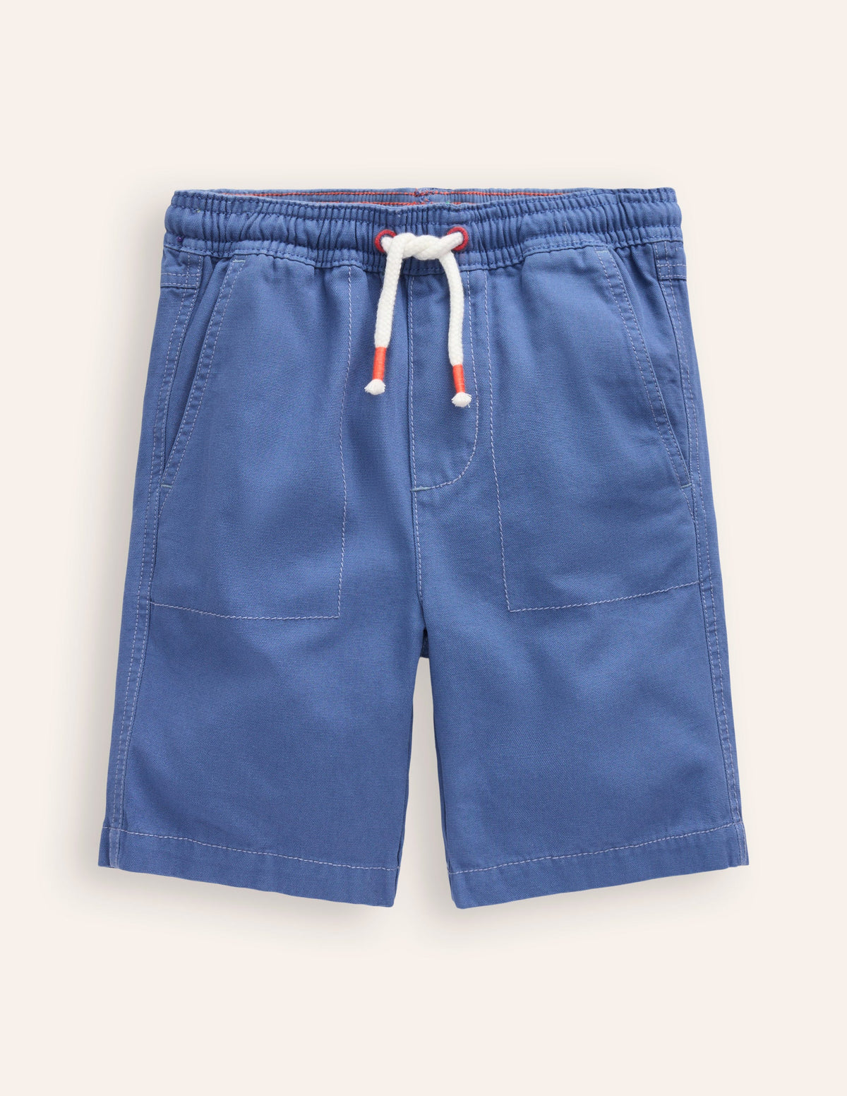 Pull-on Drawstring Shorts-Bluejay - Image 1