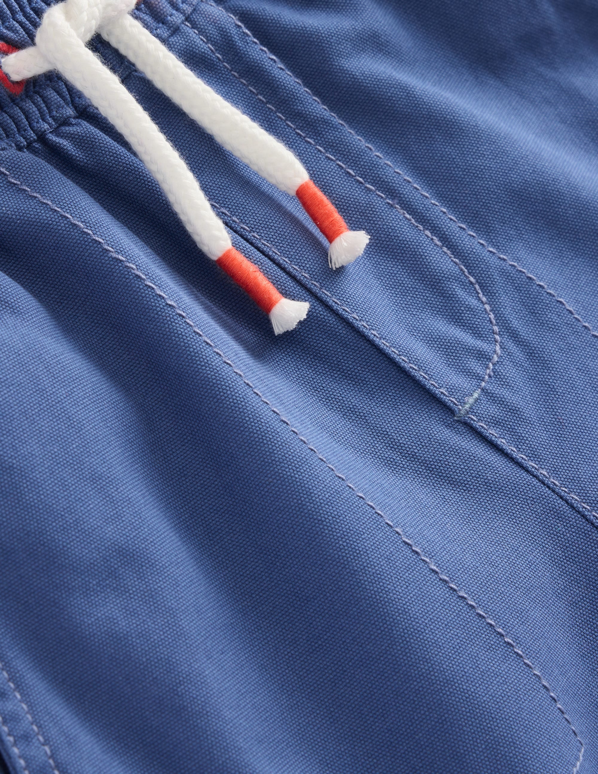 Pull-on Drawstring Shorts-Bluejay - Image 3