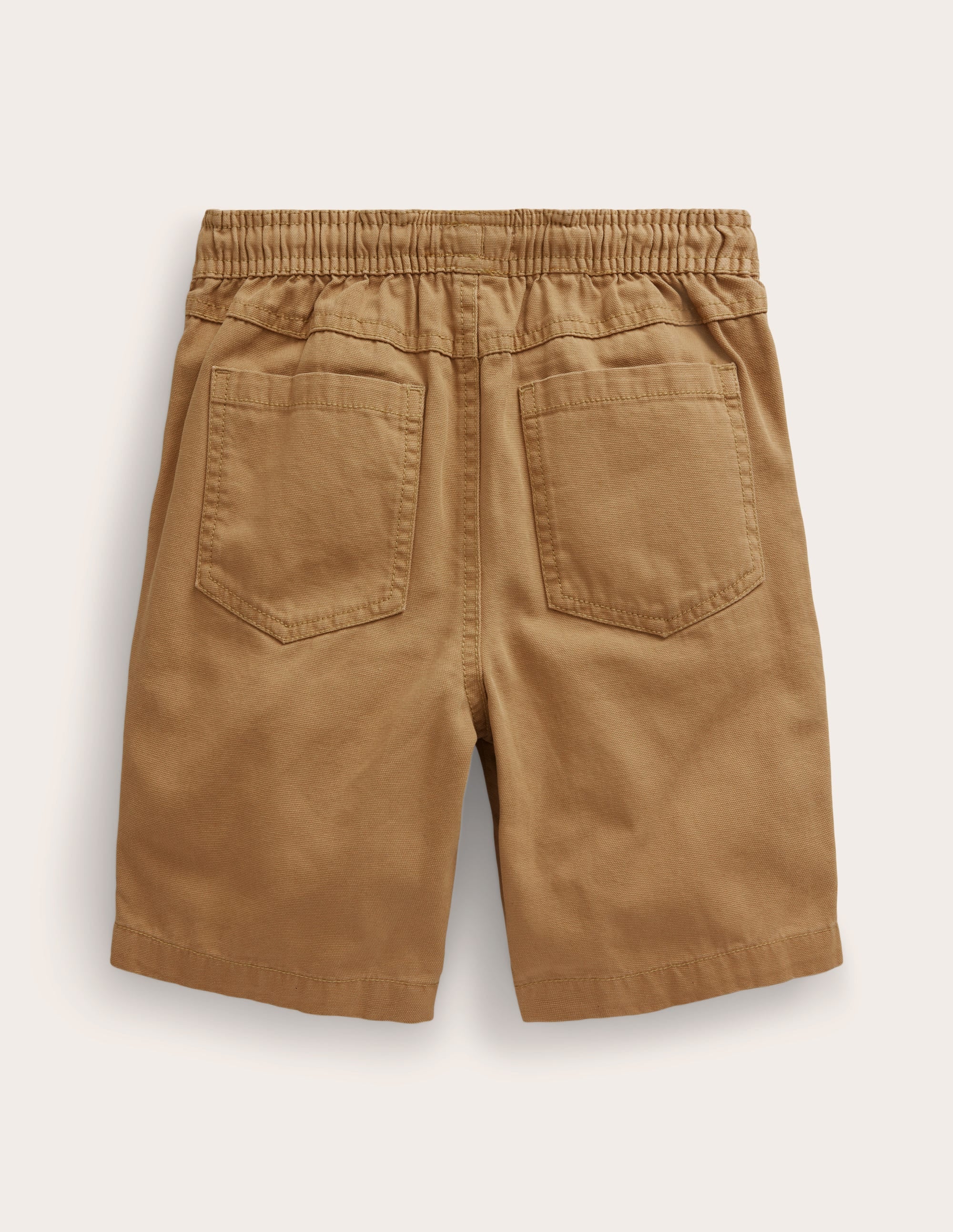Pull-on Drawstring Shorts-Hazelnut Brown - Image 2