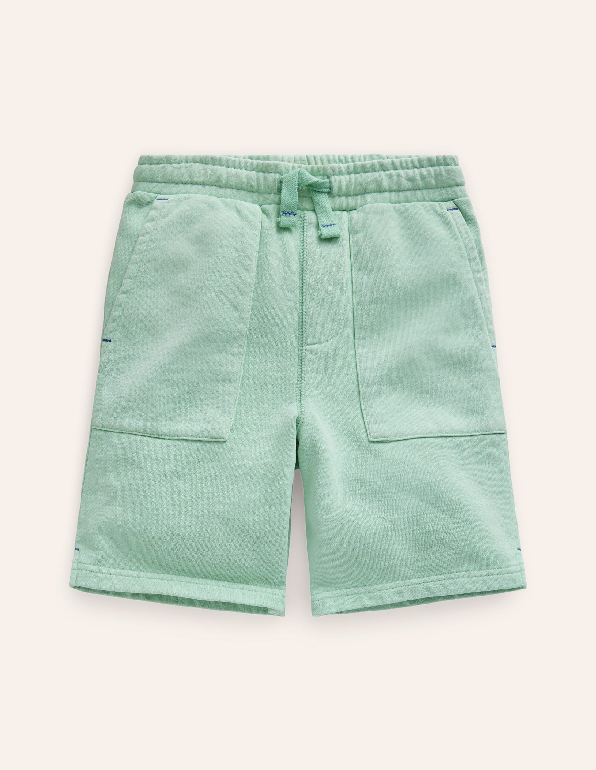 Garment Dye Shorts-JellyFish Green-1