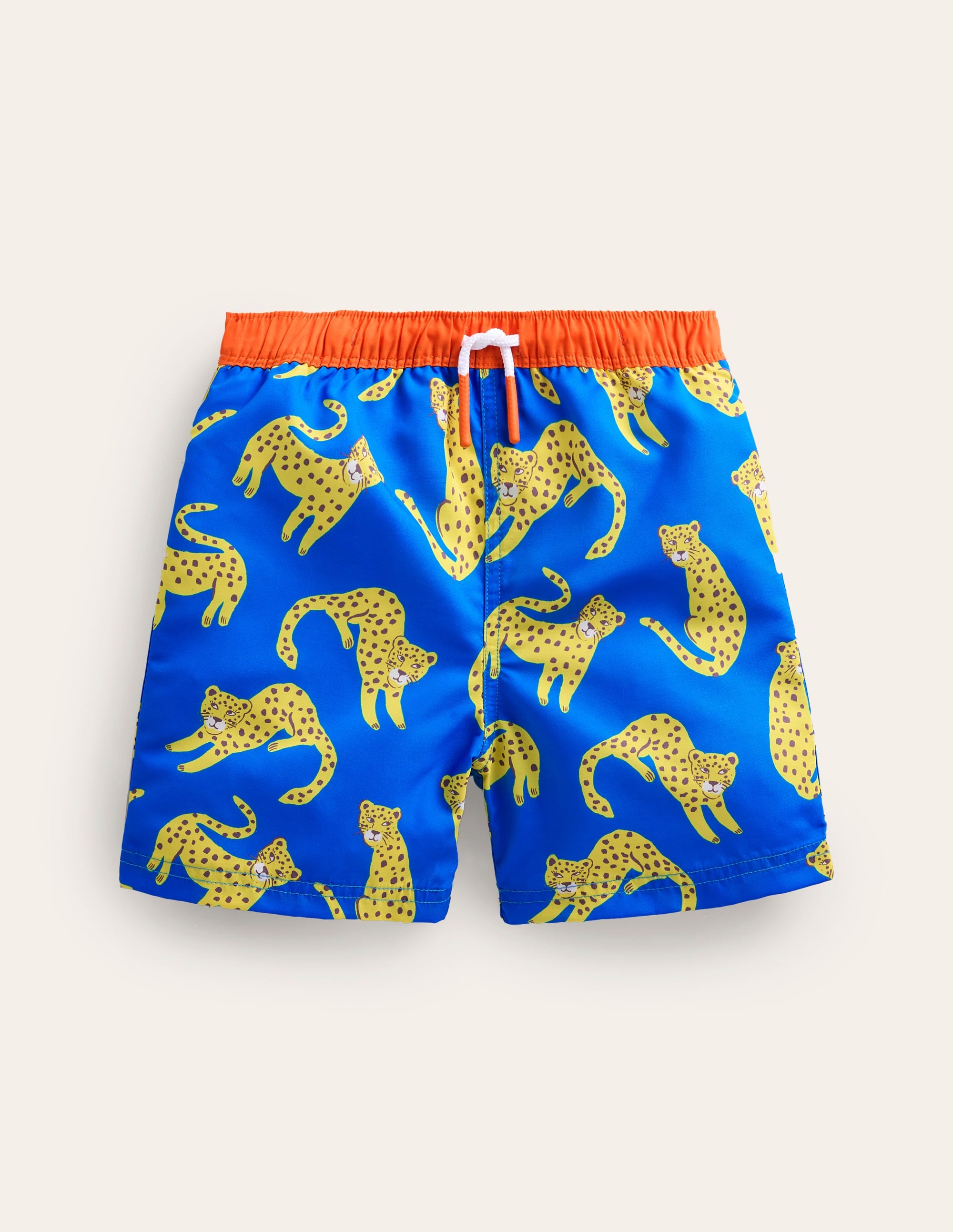 Swim Shorts-Greek Blue Leopard - Image 1