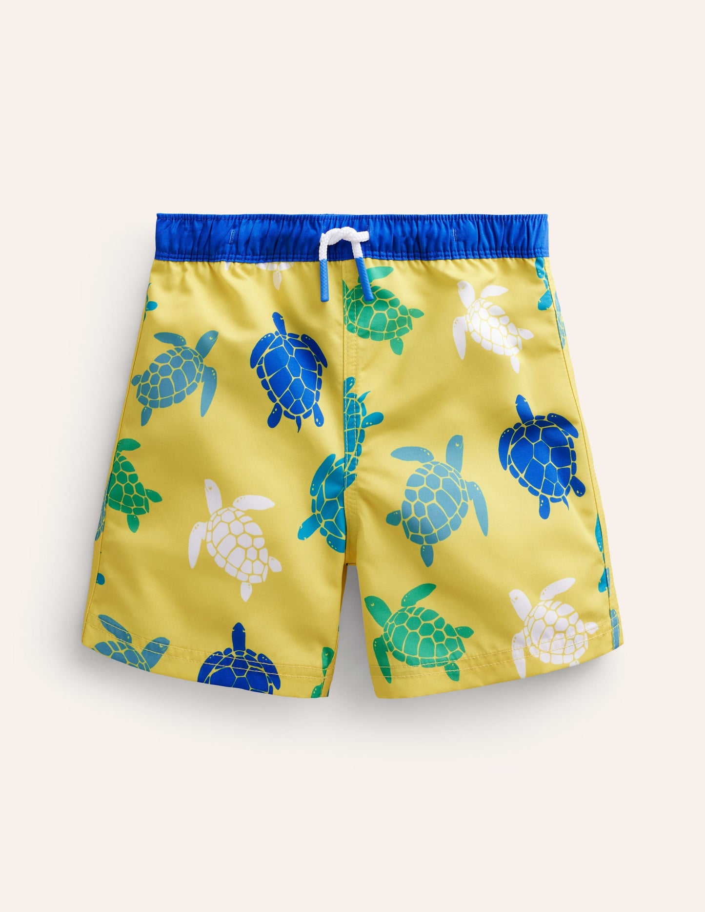 Swim Shorts-Yellow Turtles
