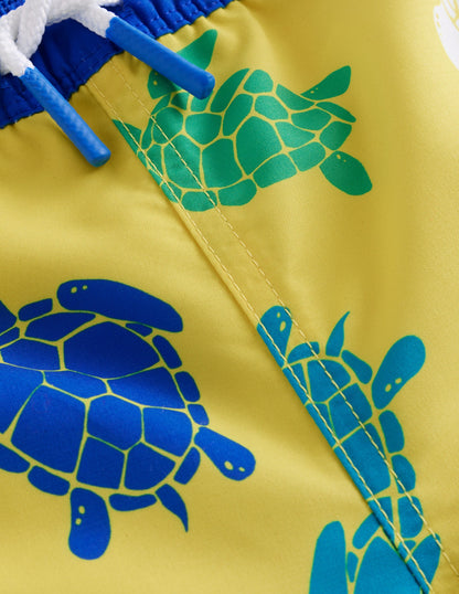 Swim Shorts-Yellow Turtles-3