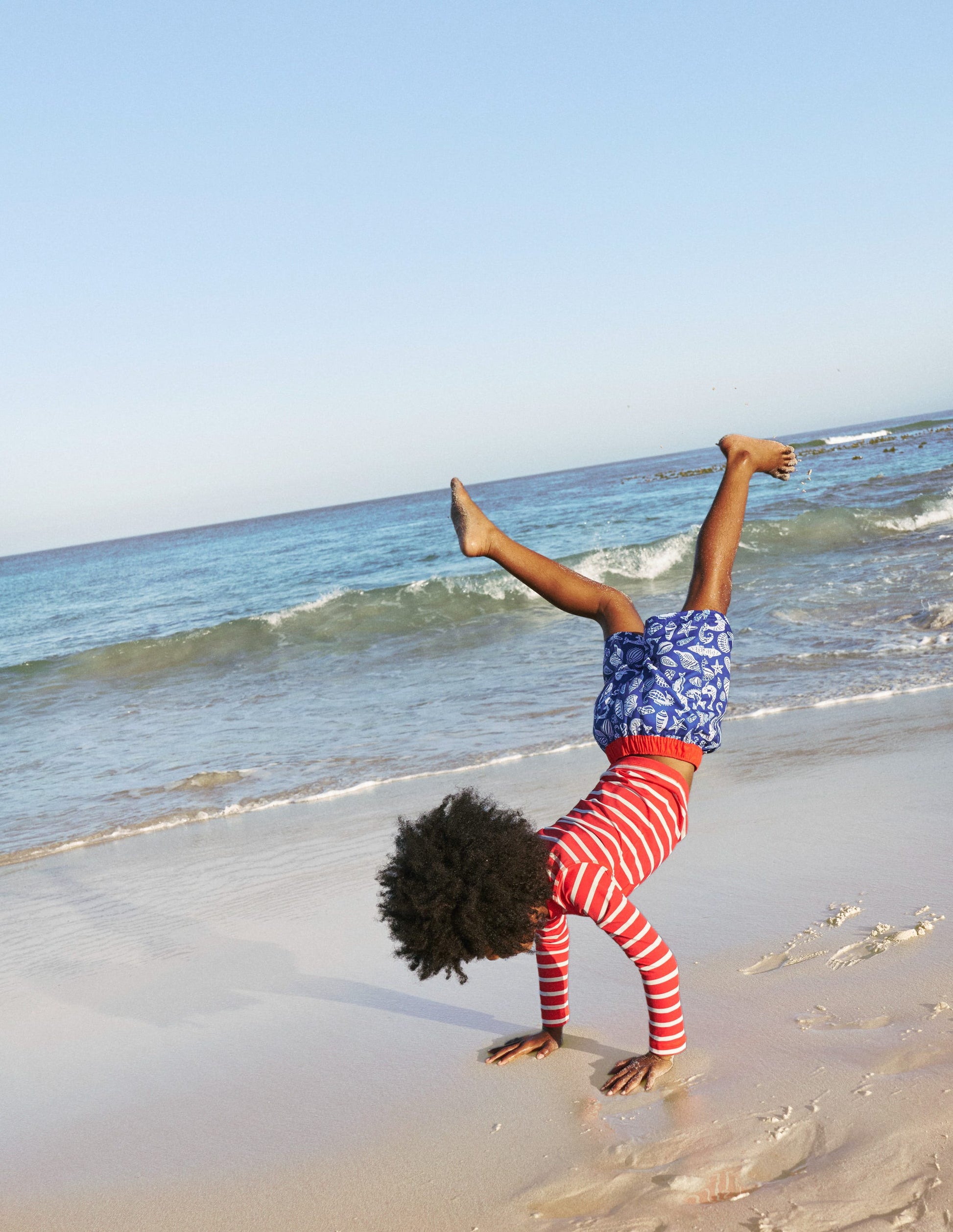 Swim Shorts-Sapphire Blue Seashore-5