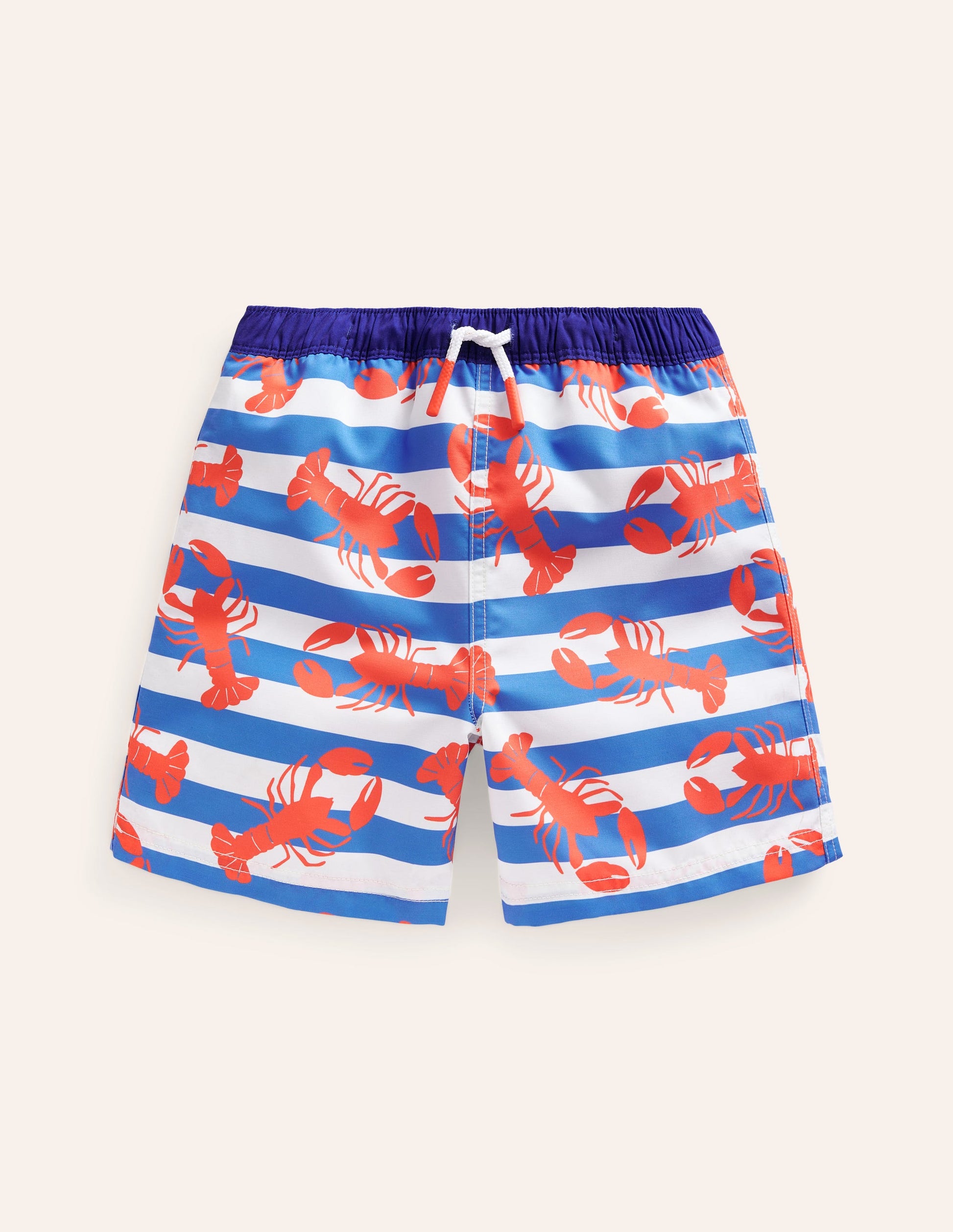 Swim Shorts-Jam Red Lobster Stripe-2