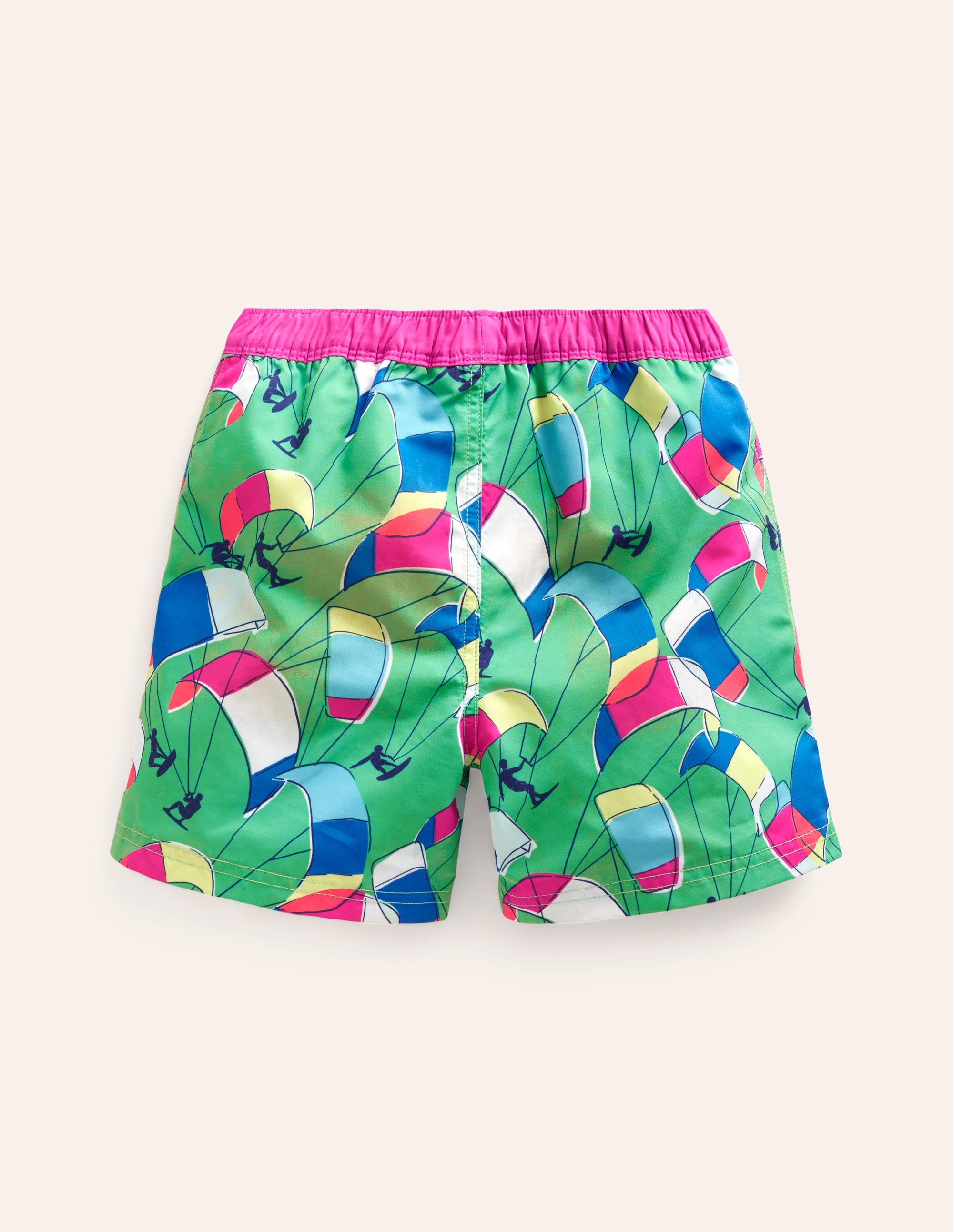 Swim Shorts-Pea Green Kite Surfers - Image 2