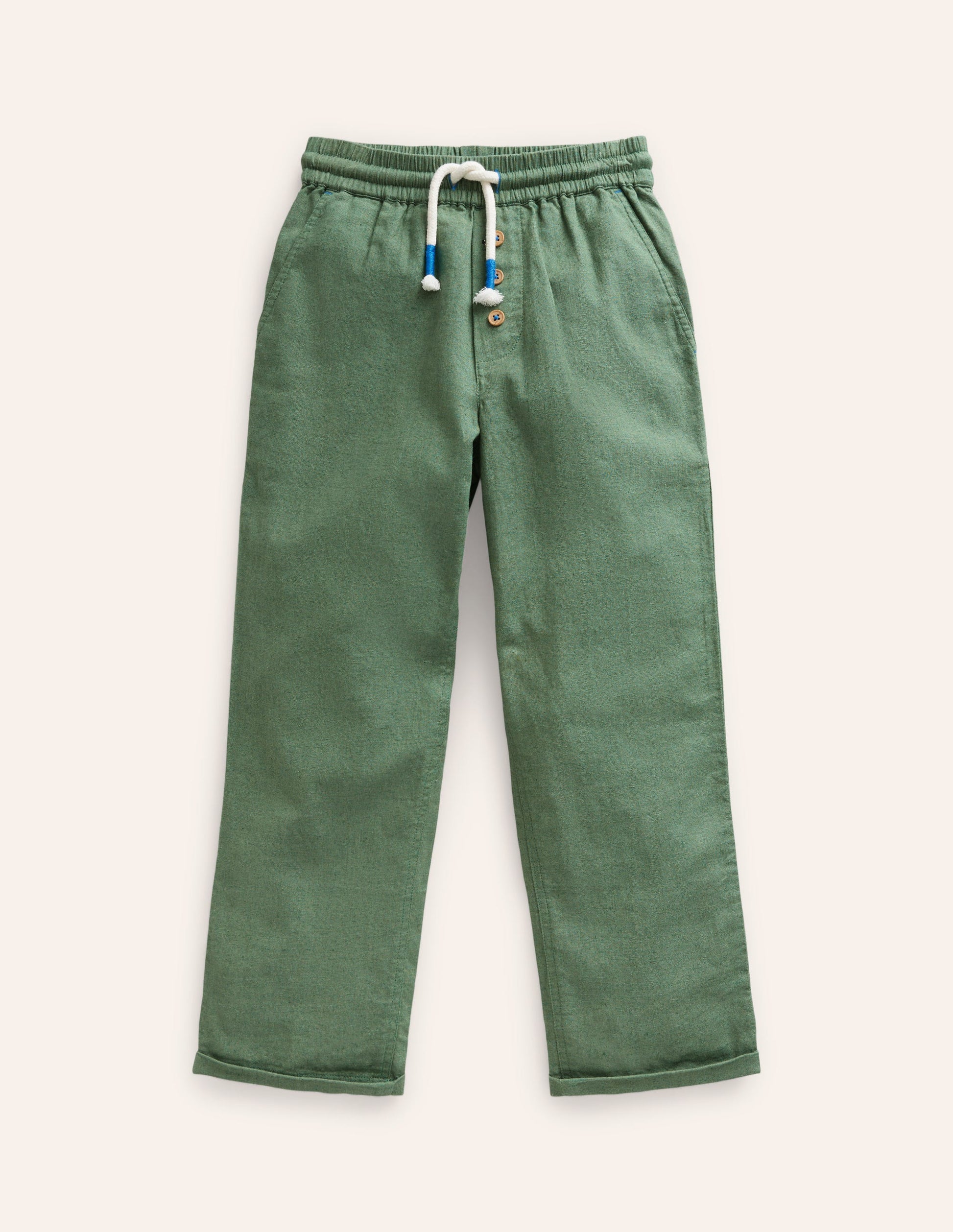 Summer Pull-On Pants-Rosemary Green-1