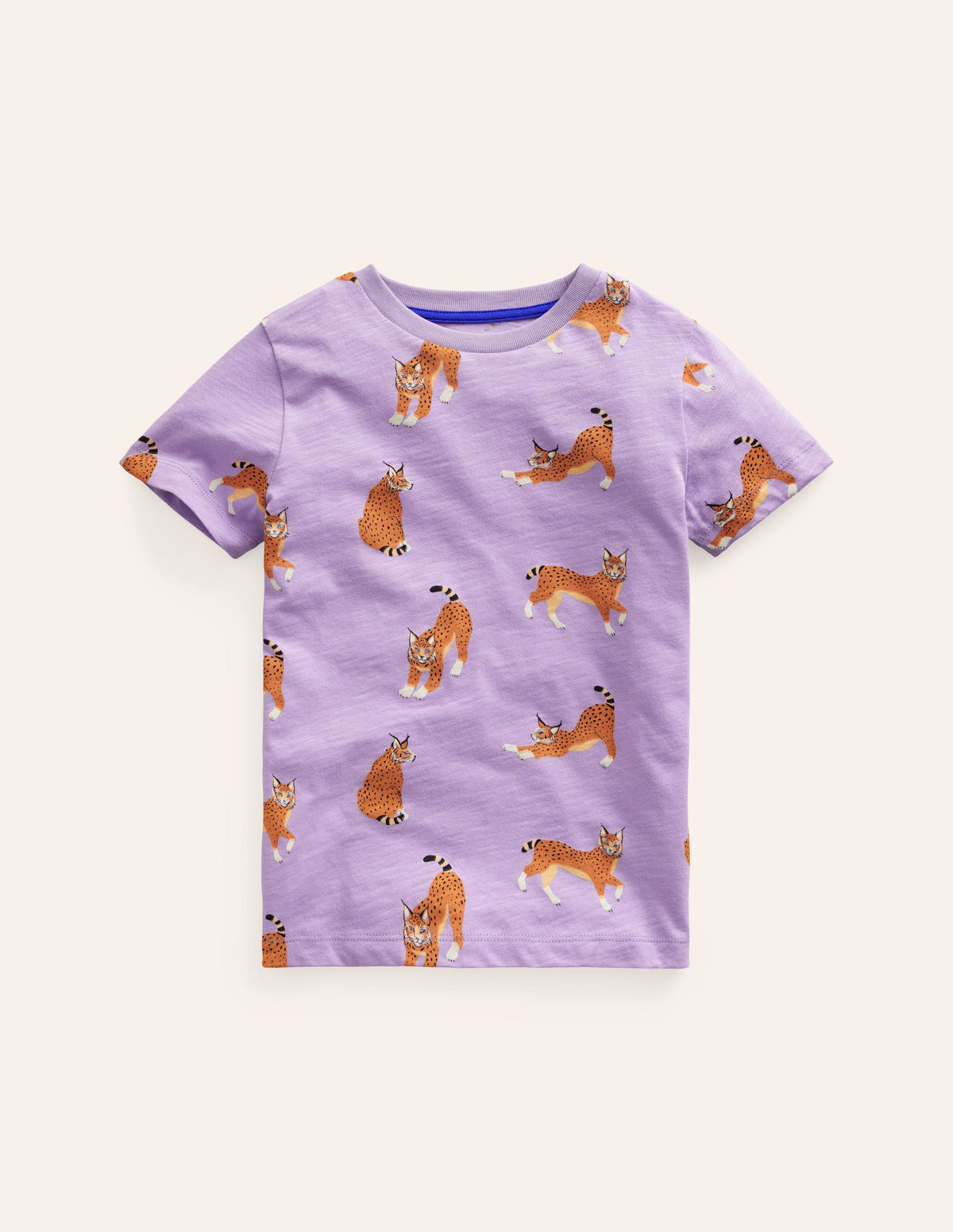 All-over Printed T-Shirt-Parma Violet Lynx - Image 1