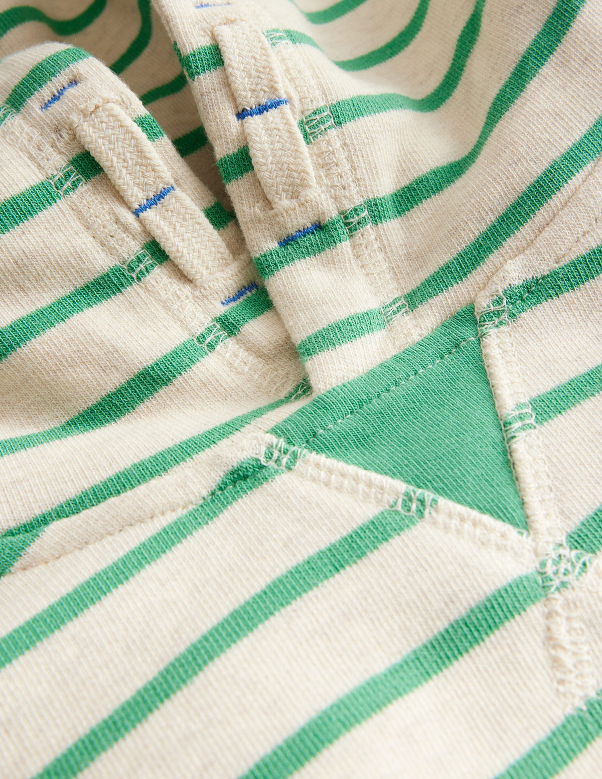 Cosy Relaxed Hoodie-Oatmeal Marl/ Aloe Green-3