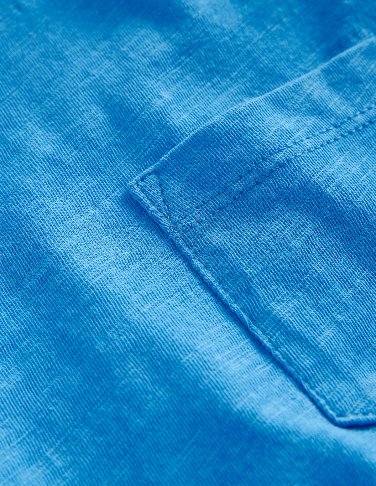 Washed Slub T-shirt-Cabana Blue-3