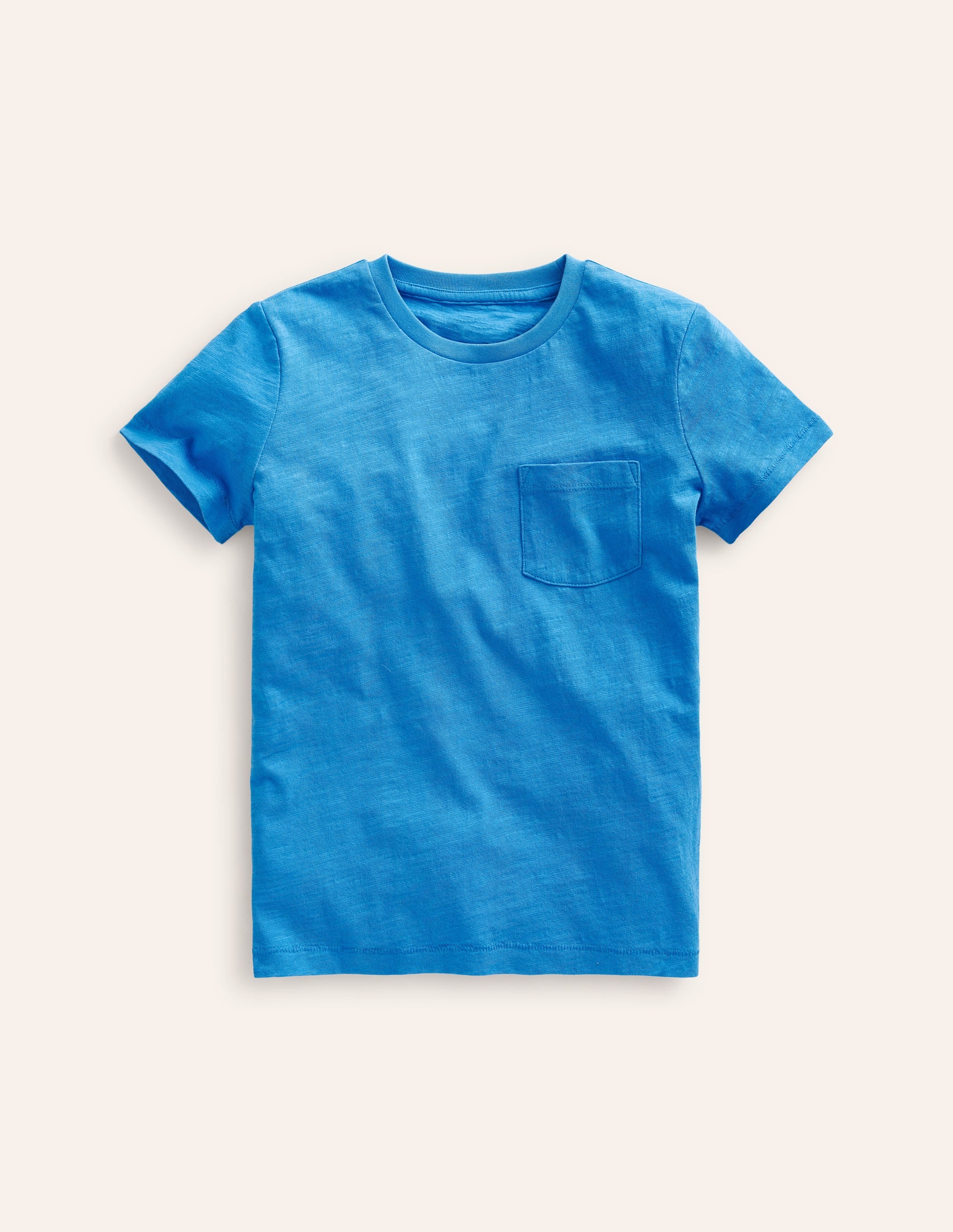 Washed Slub T-shirt-Cabana Blue - Image 1