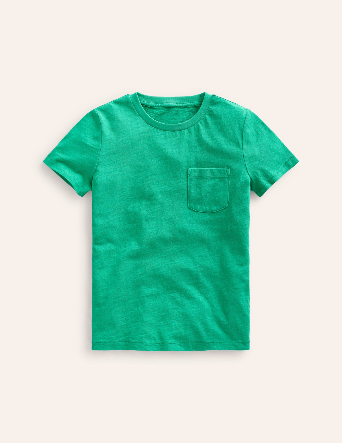 Washed Slub T-shirt-Jade Green - Image 1