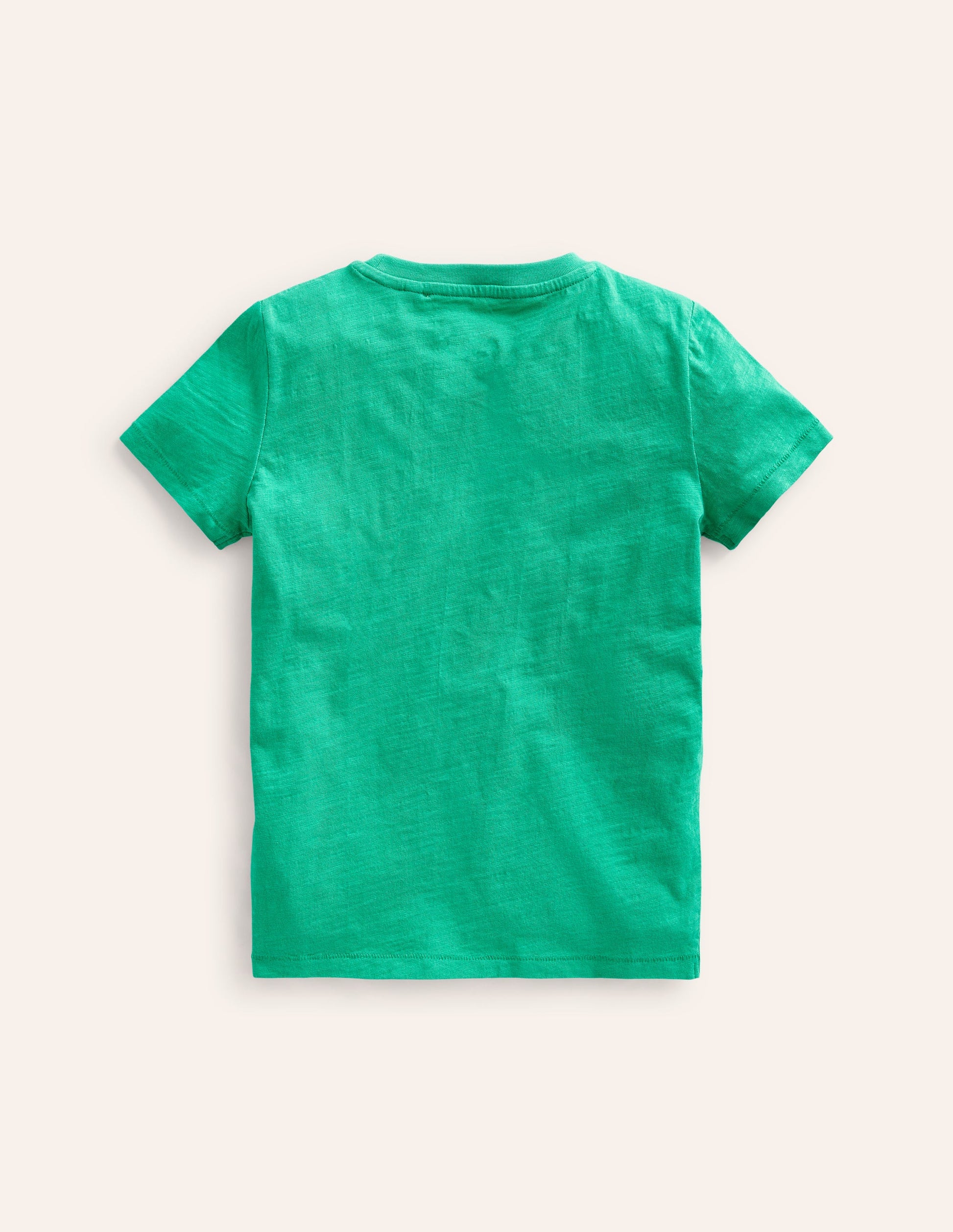 Washed Slub T-shirt-Jade Green-2