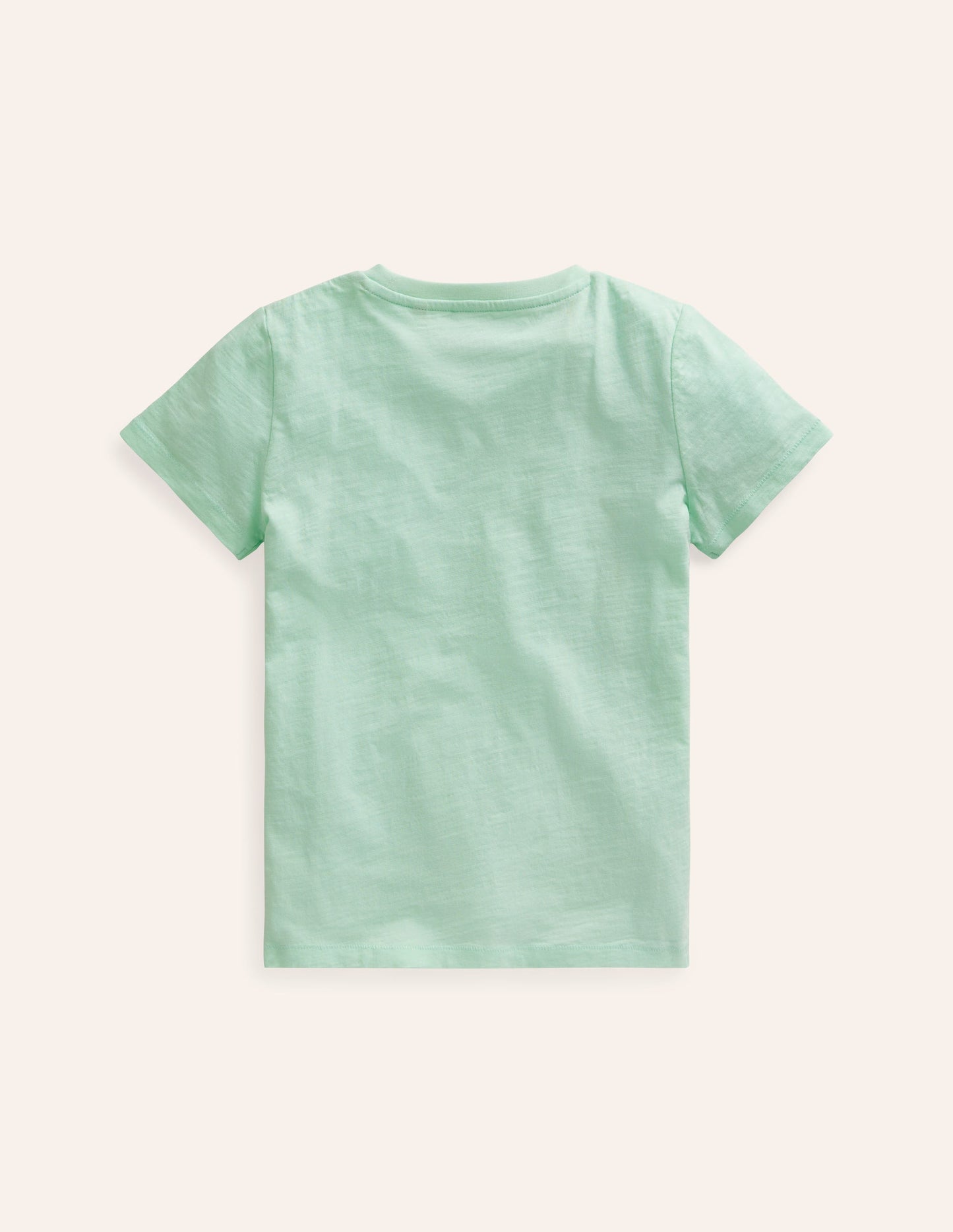 Washed Slub T-shirt-Aloha Green