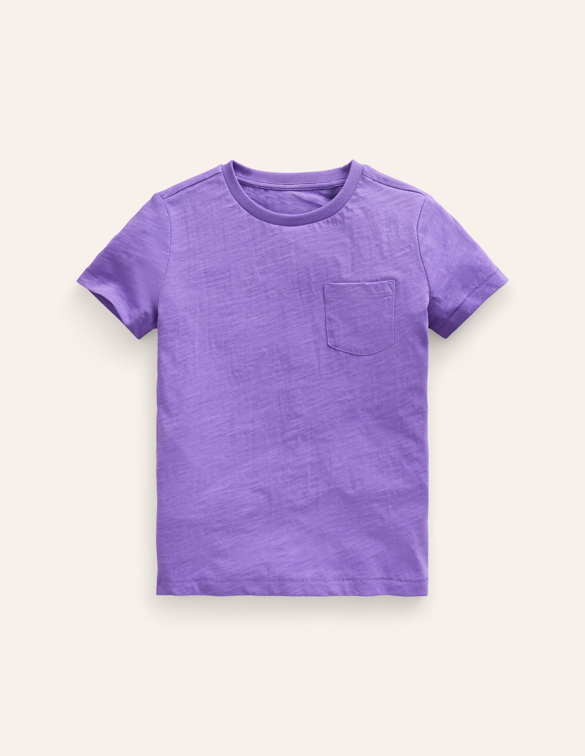 Washed Slub T-shirt-Crocus Purple-1