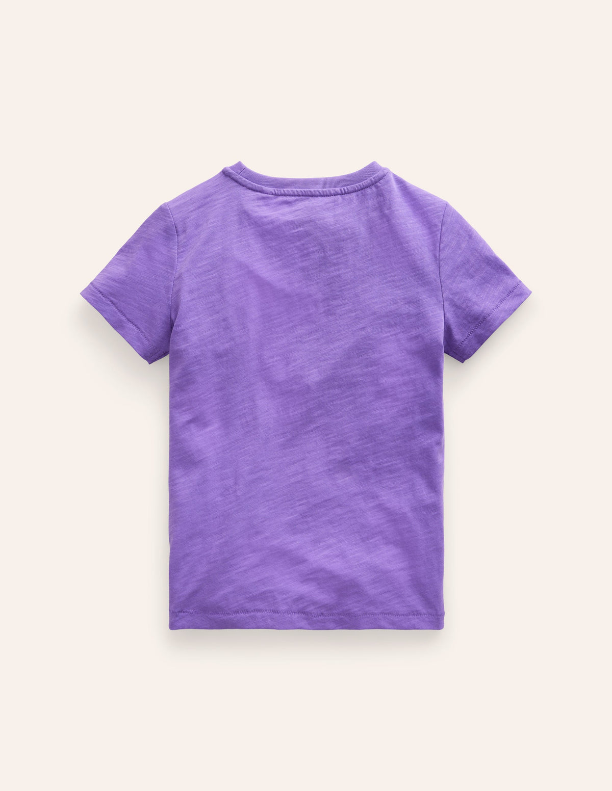 Washed Slub T-shirt-Crocus Purple-2